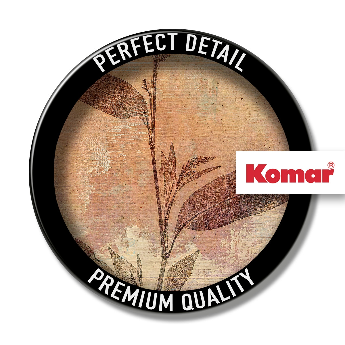 Komar Leinwandbild »Pressed Leaves - Größe 30 x 40 cm«, Natur, (1 St.), Keilrahmenbild mi Echtholzrahmen