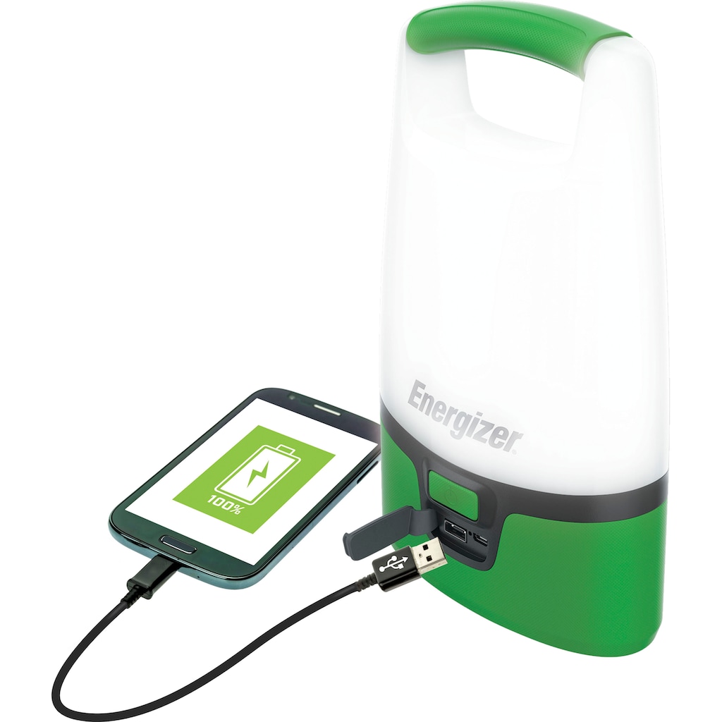 Energizer Laterne »Camping Light Rechargeble«, Camping Licht/Lampe, wiederaufladbar über USB