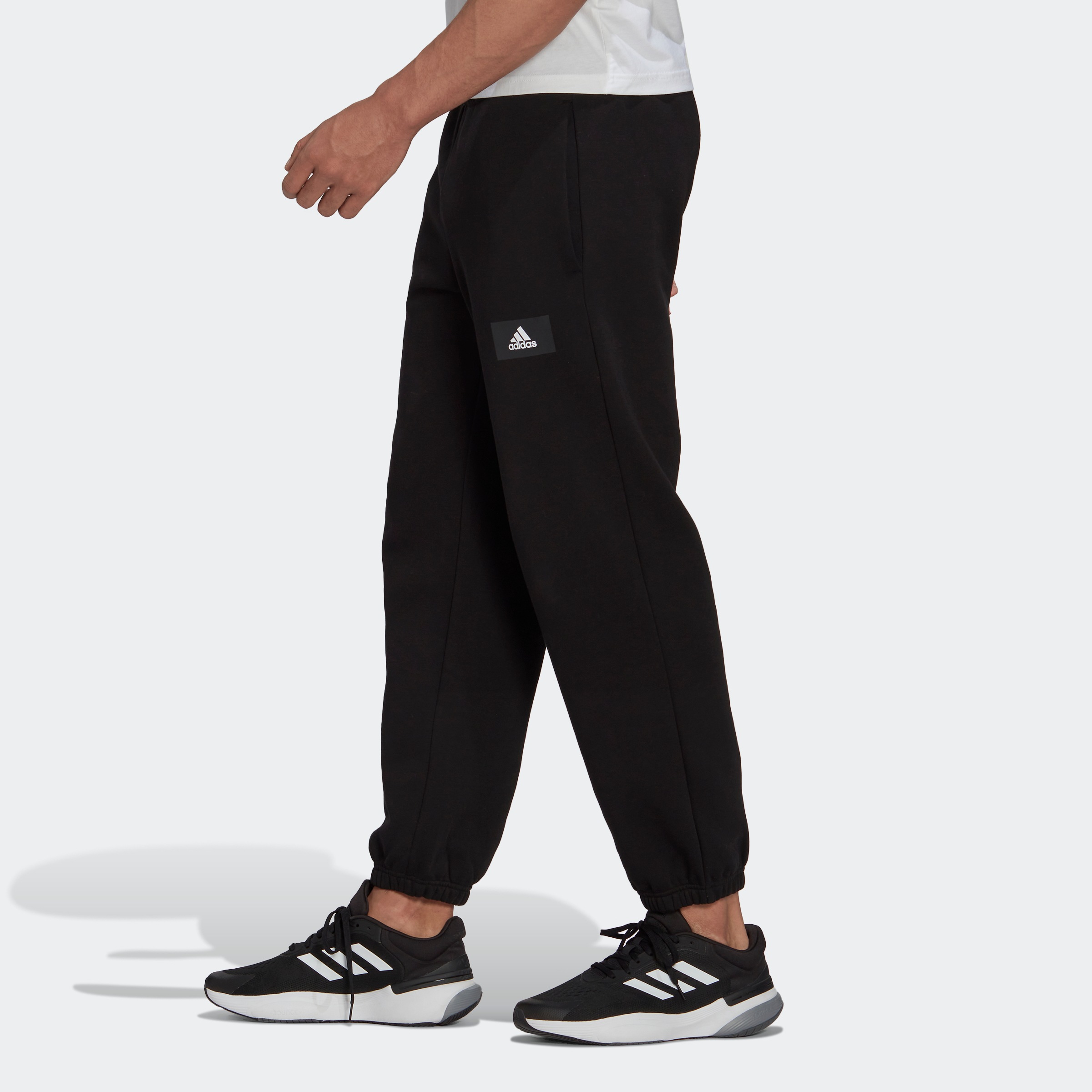 adidas Sportswear Sporthose »ESSENTIALS FEELVIVID COTTON FLEECE STRAIGHT LEG«, (1 tlg.)