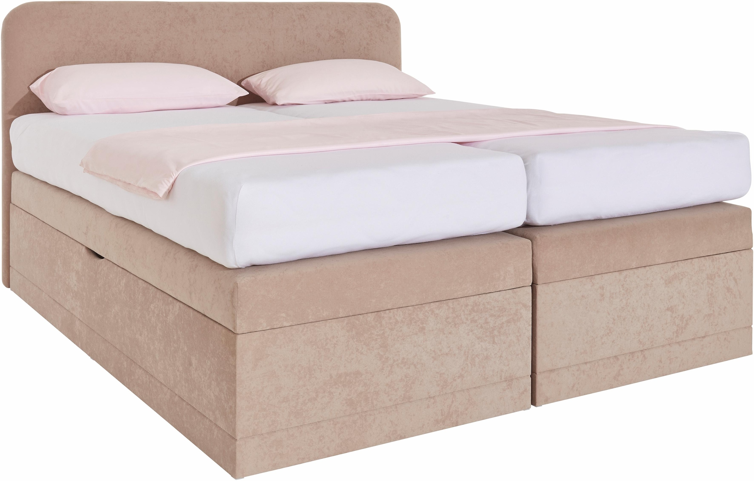 Westfalia Schlafkomfort Boxspringbett, wahlweise mit Bettkasten und 2 Matratzenqualitäten