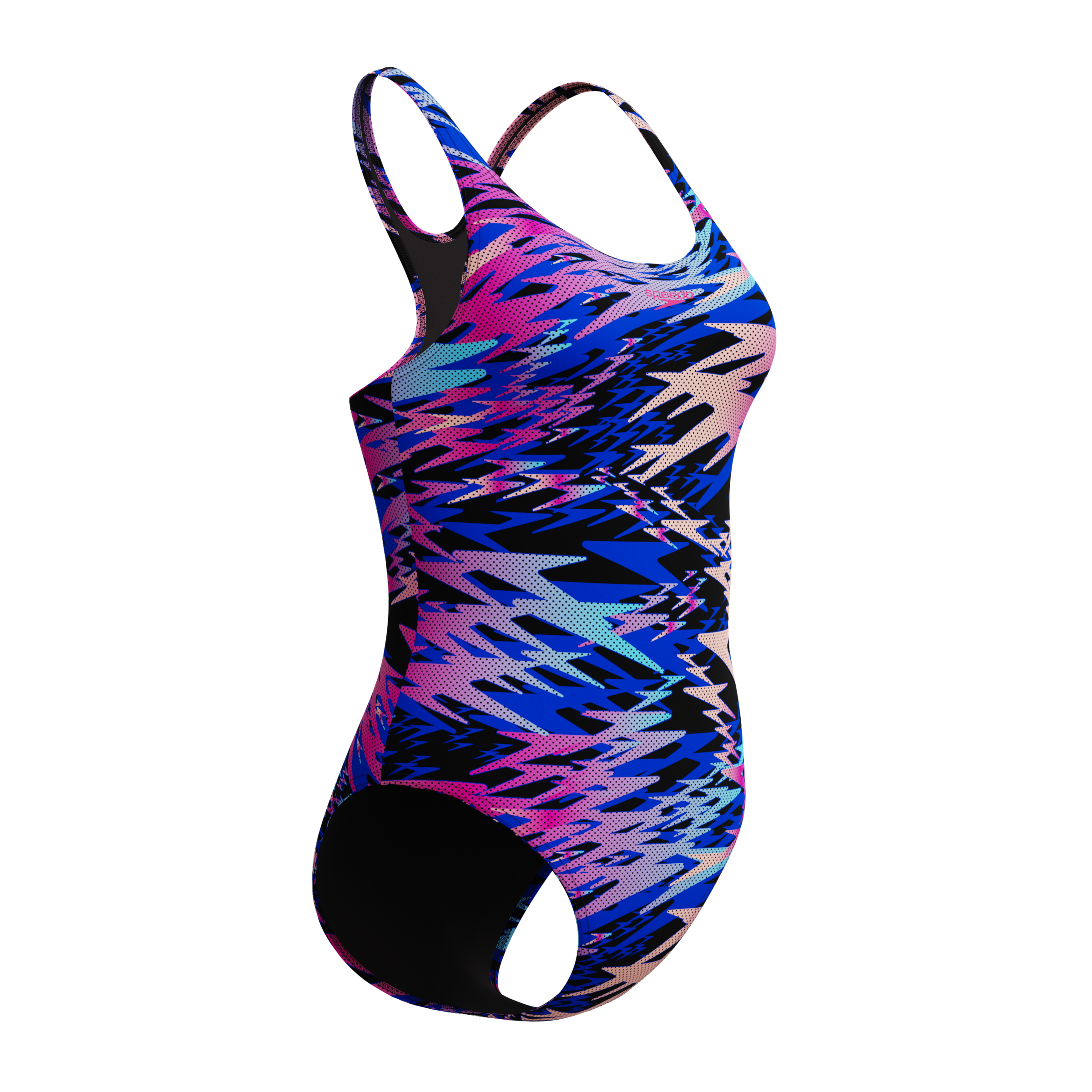 Speedo Badeanzug »HYPERBOOM PRINT MEDALIST 1PC BLK/PNK«