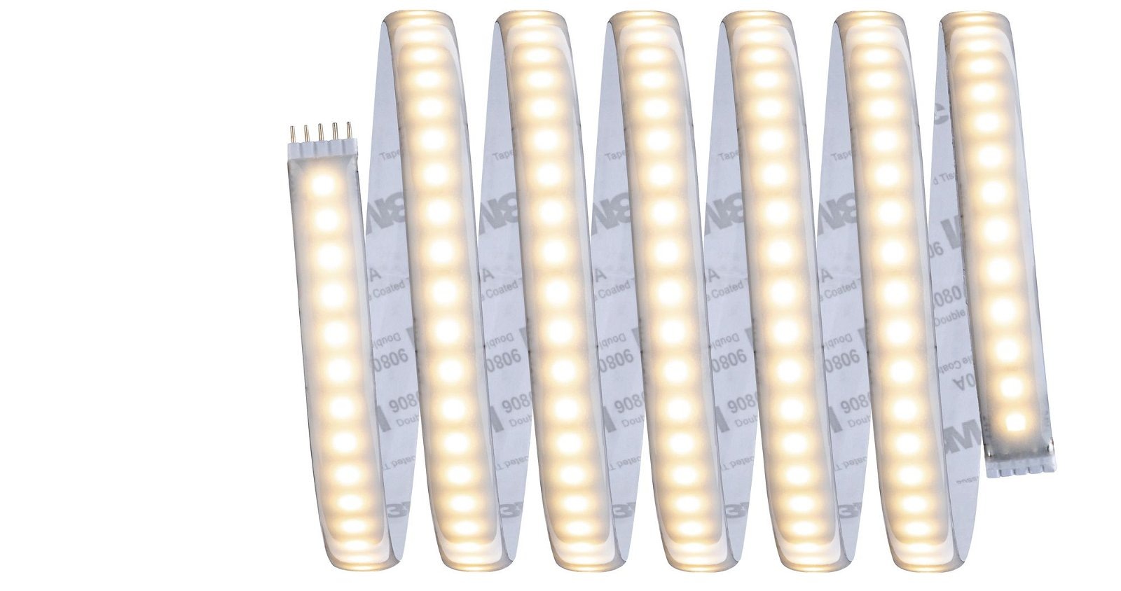 Paulmann LED-Streifen »MaxLED 1000 Stripe 2,5m IP44 Cover 2700K 29W 24V Silber Kunststoff«, 1 St.-flammig