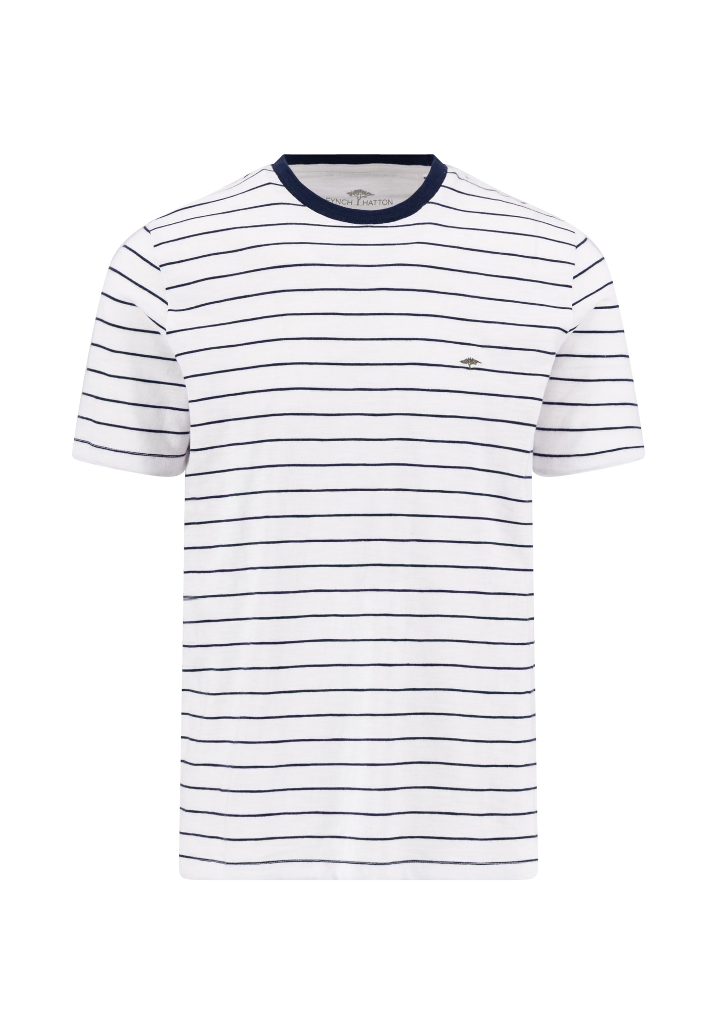 FYNCH-HATTON T-Shirt mit Streifen Muster