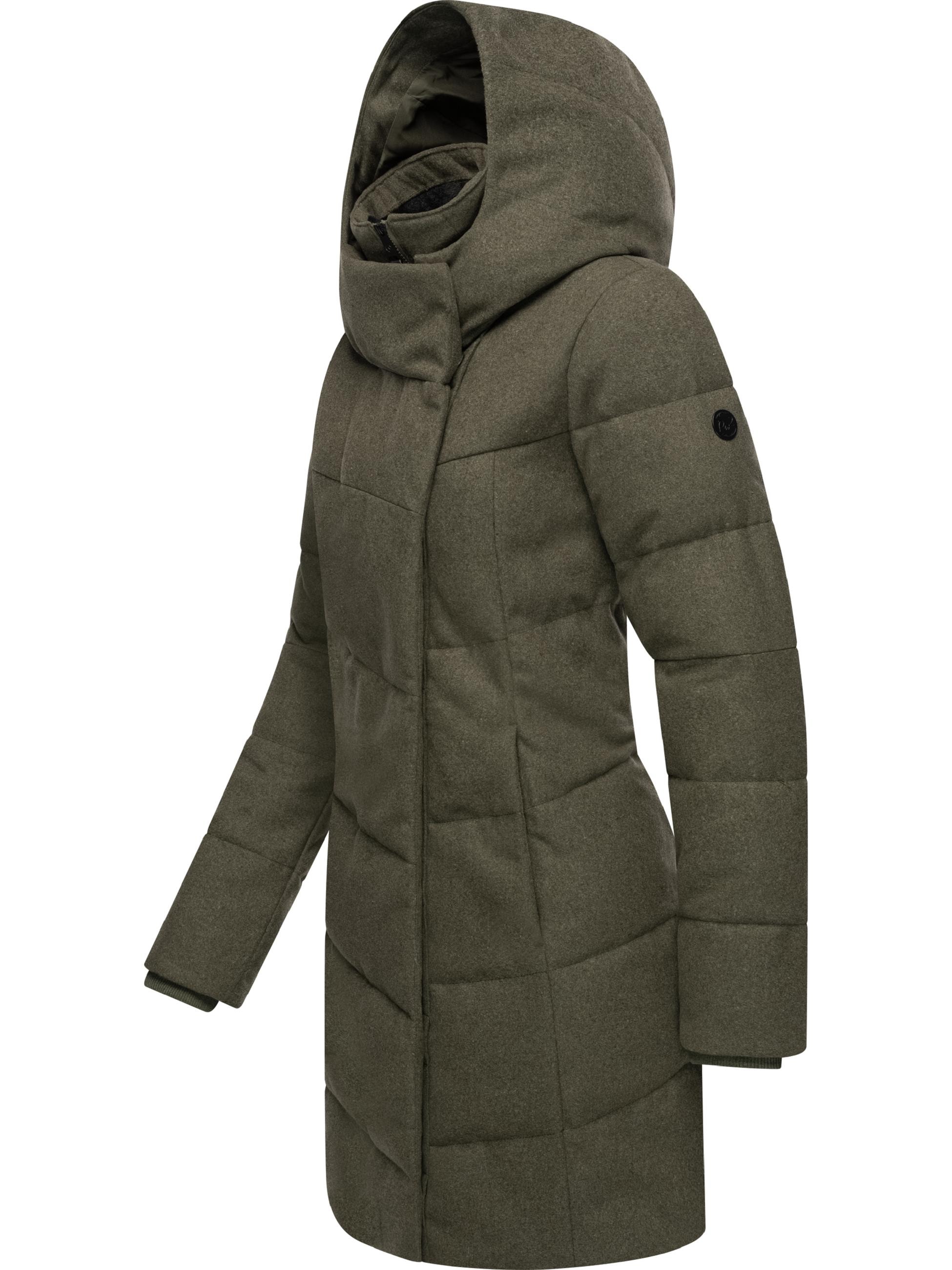 Ragwear Wintermantel »Wintermantel Pavla Coat«, stylischer Damen Steppmantel in Woll-Optik