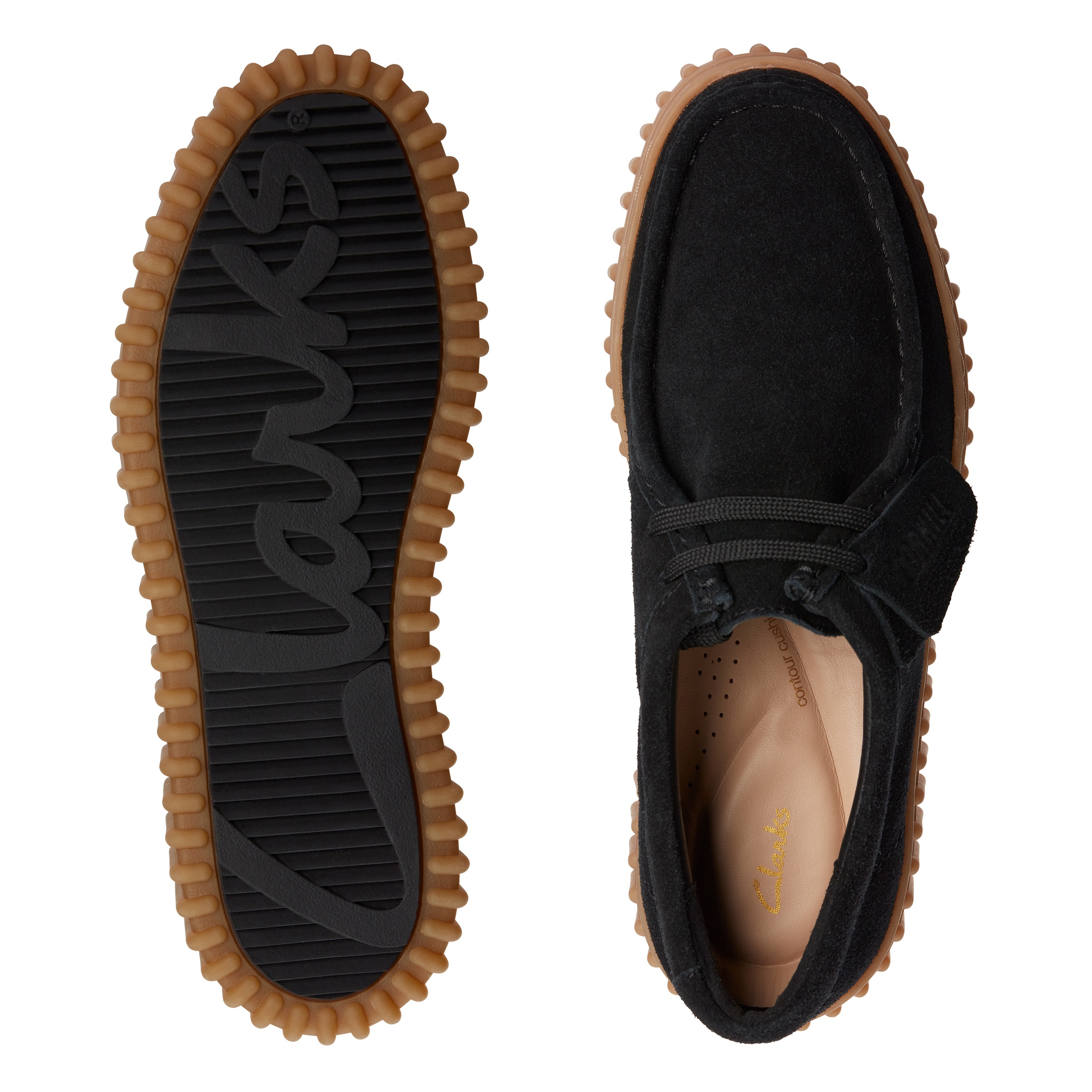 Clarks Schnürschuh »Torhill Bee«, Schnürschuh, Plateausneaker mit modischer Sohle
