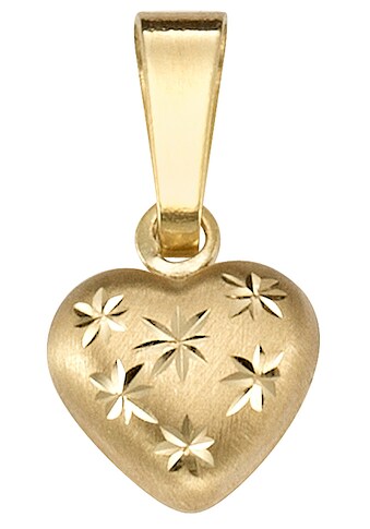 Firetti Kettenanhänger »Herz mit Sternen, glänzend und matt« kaufen