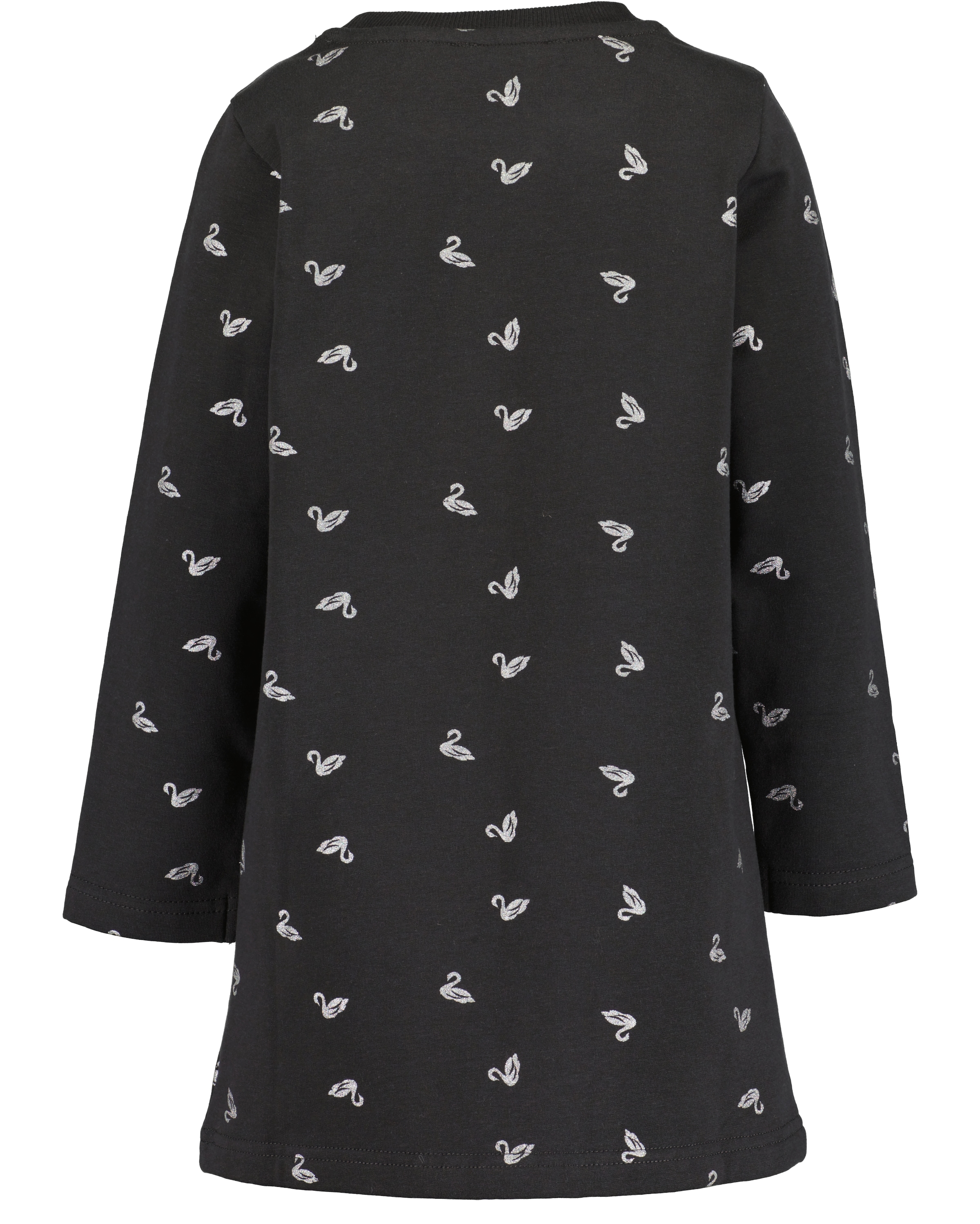 Blue Seven Sweatkleid aufgesetzte Tasche in dezenter A-Linie und mit tollen Pailletten-Details