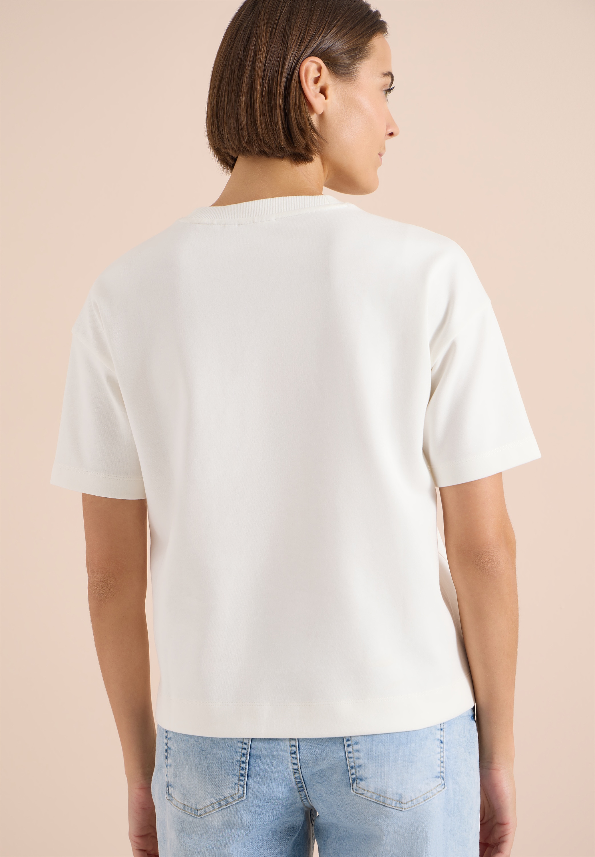Cecil Sweater , Kurzarm Sweatshirt mit Embroidery
