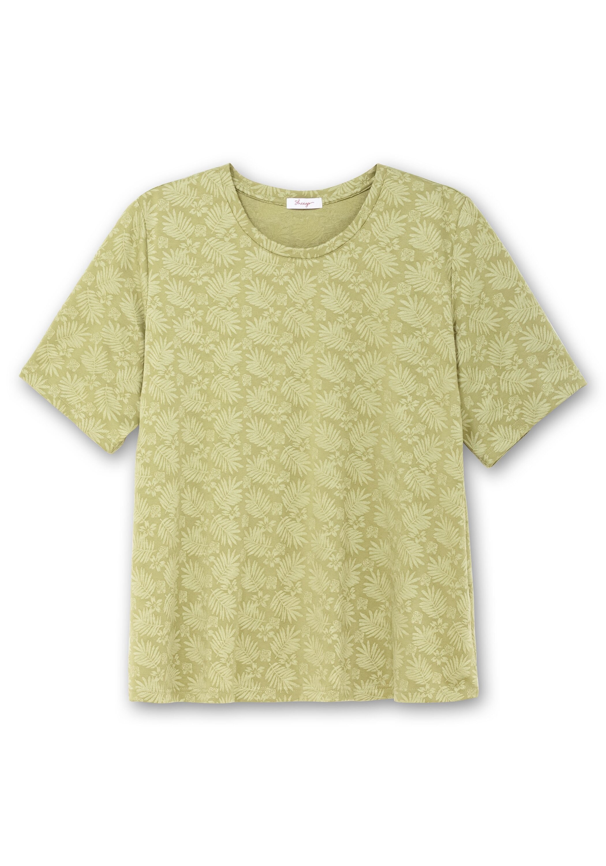 Sheego T-Shirt »Shirt mit Alloverprint, leicht tailliert«