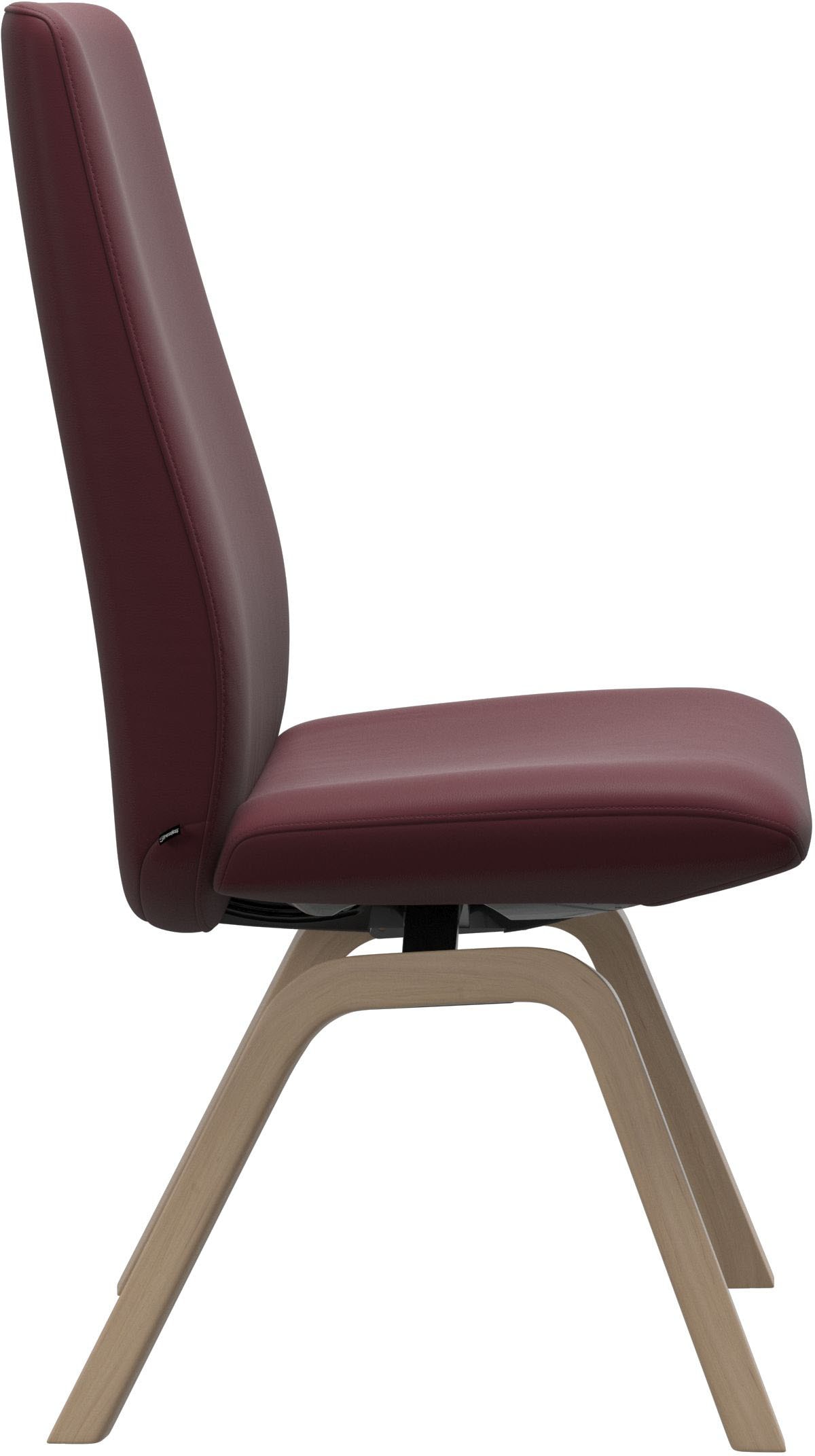 Stressless® Polsterstuhl »Laurel«, Leder BATICK, High Back, Größe L, mit schräggestellten Beinen in Schwarz