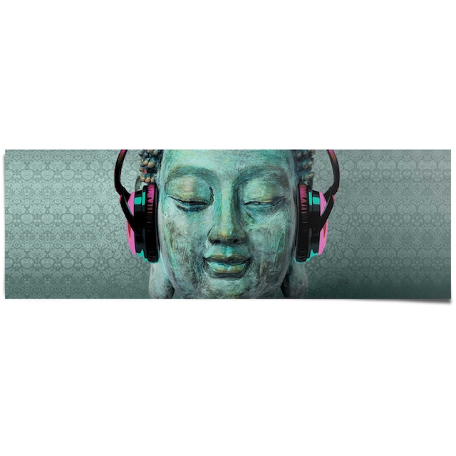 Reinders! Poster »Buddha Kopfhörer«, (1 St.) auf Rechnung bestellen