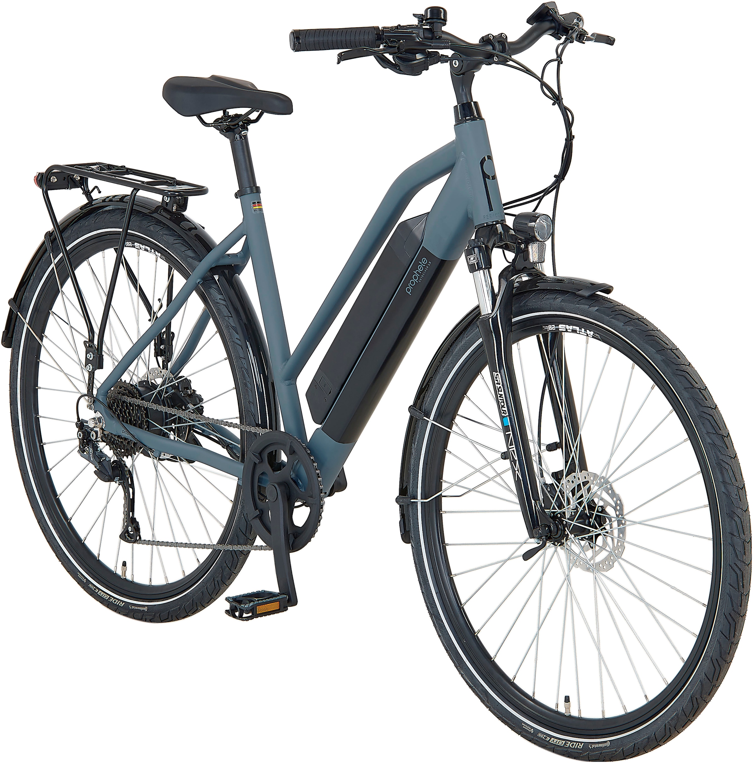 Prophete E-Bike »Prophete E-Bike Entdecker 1.8«, 8 Gang, Shimano, Altus, Heckmotor 250 W, Pedelec