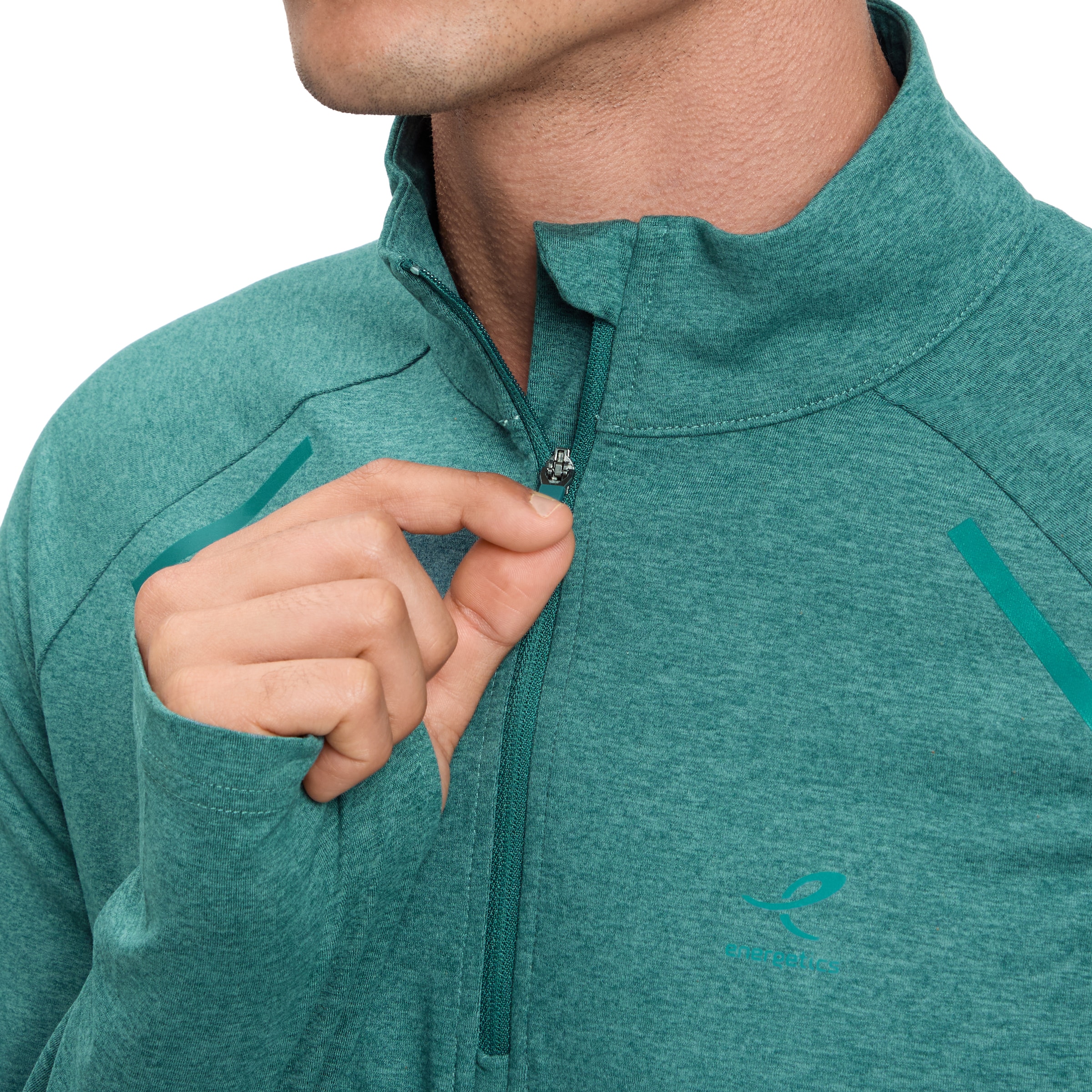 Energetics Rollkragenshirt »HE.-LANGARMSHIRT CUSCO IV M« körpernah geschnitten, Langarm, mit Half Zip, für Sport