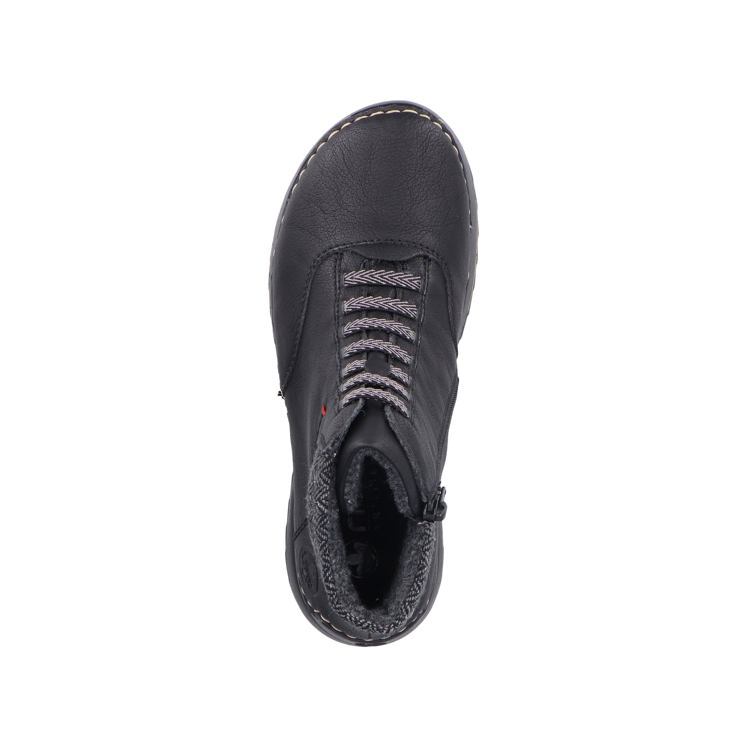 Rieker Schnürboots  Stiefelette, Plateauboots mit Profilsohle