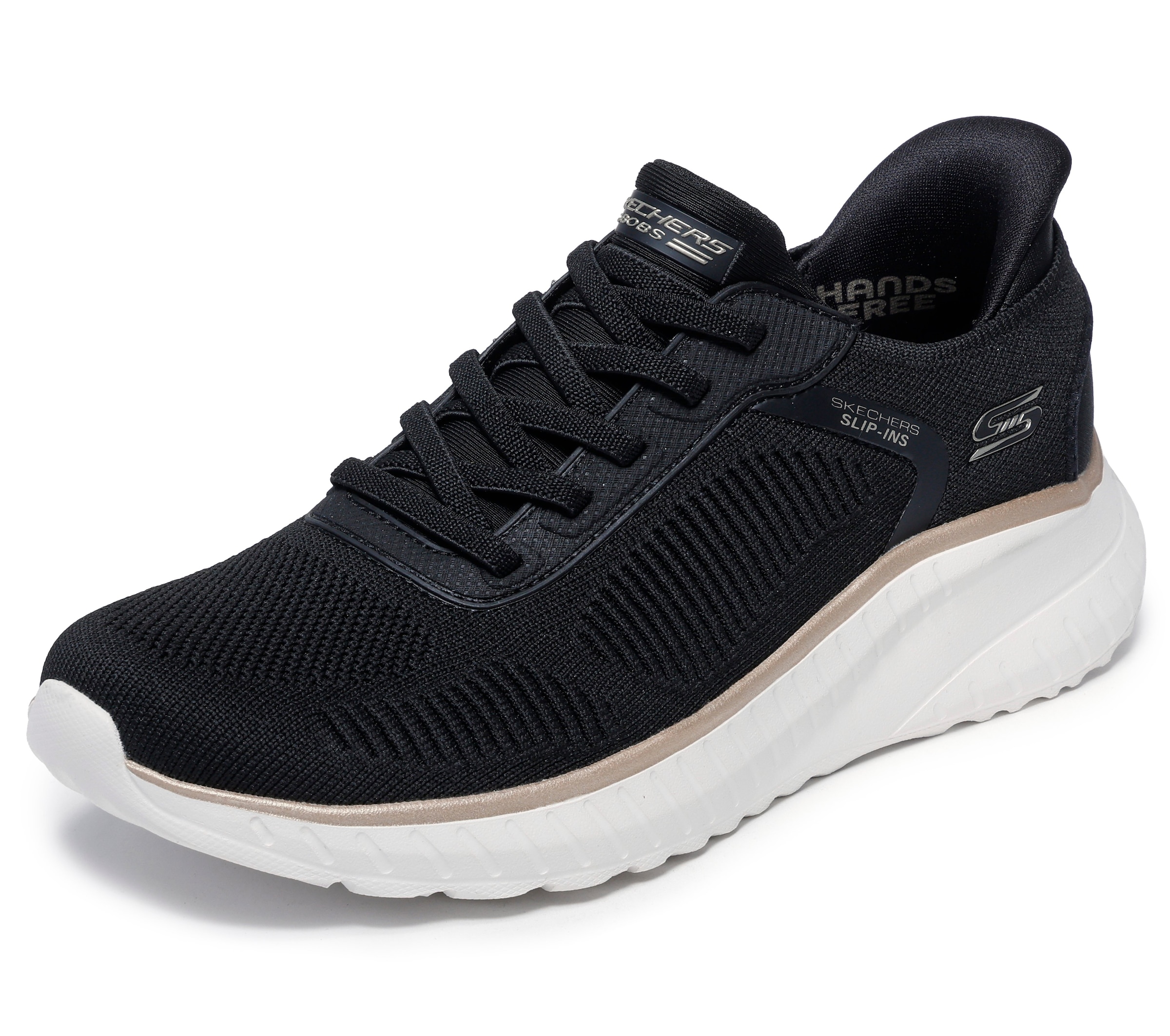 Skechers Slip-On Sneaker »BOBS SQUAD CHAOS-CURRENT MUSE«  , Slipper, Freizeitschuh in veganer Verarbeitung