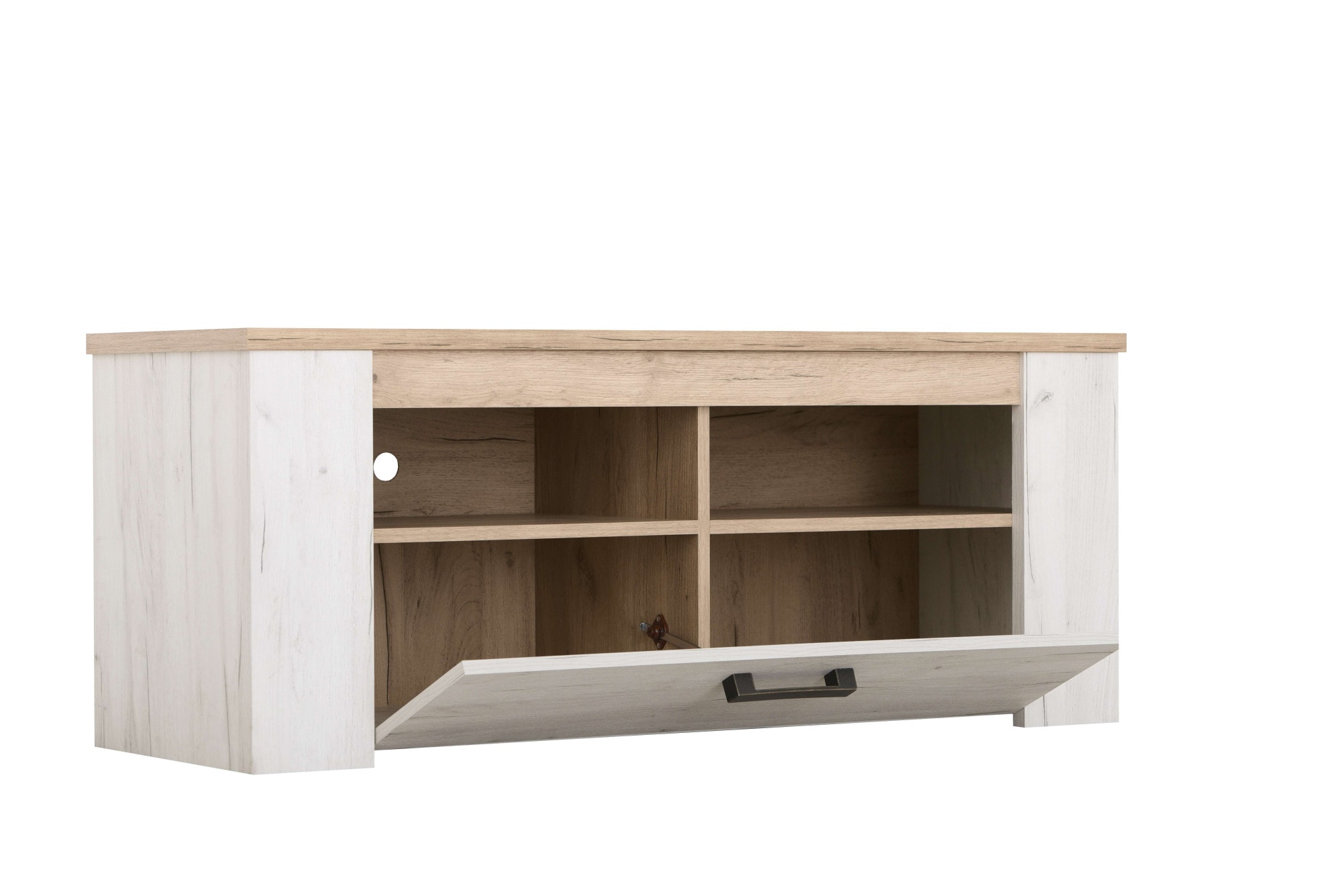 Home affaire Lowboard »Kent TV-Sideoard 120 cm, mit zwei geschlossenen Fächern«, TV-Kommode mit viel Platz, für moderne Fernseher in jedem Wohnzimmer