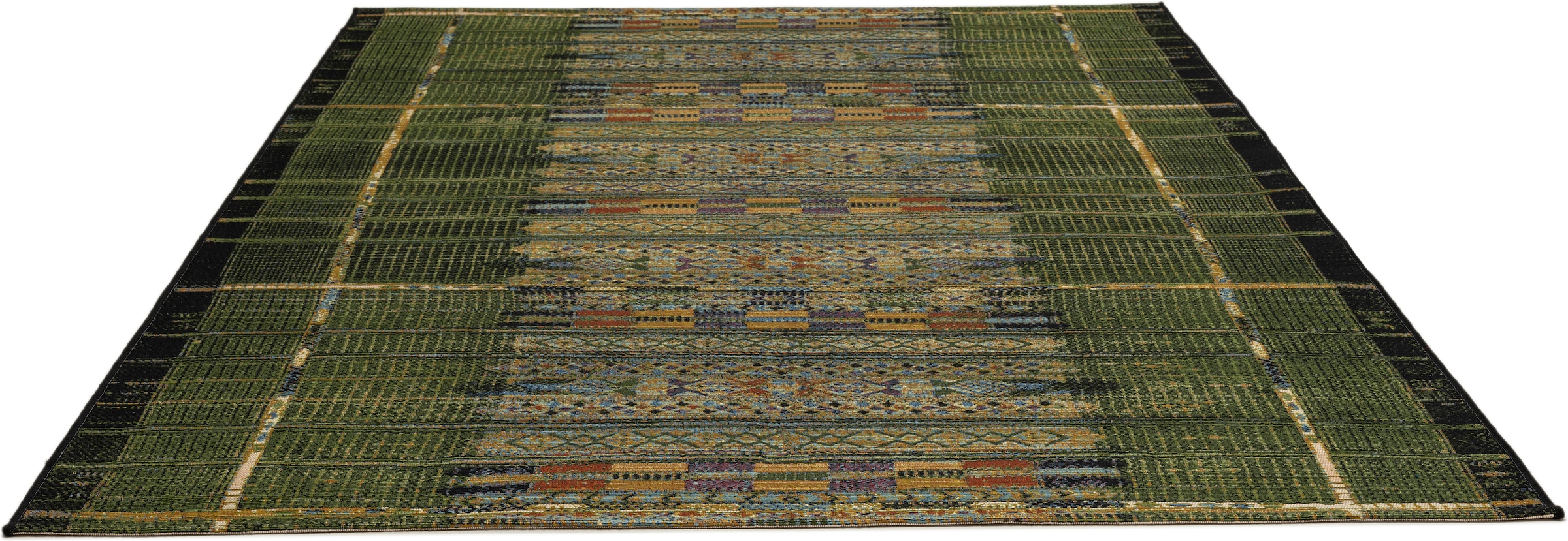 Gino Falcone Teppich »Outdoor-Africa 38« rechteckig 5 mm Höhe Flachgewebe, Ethno Style, In- und Outdoor geeignet