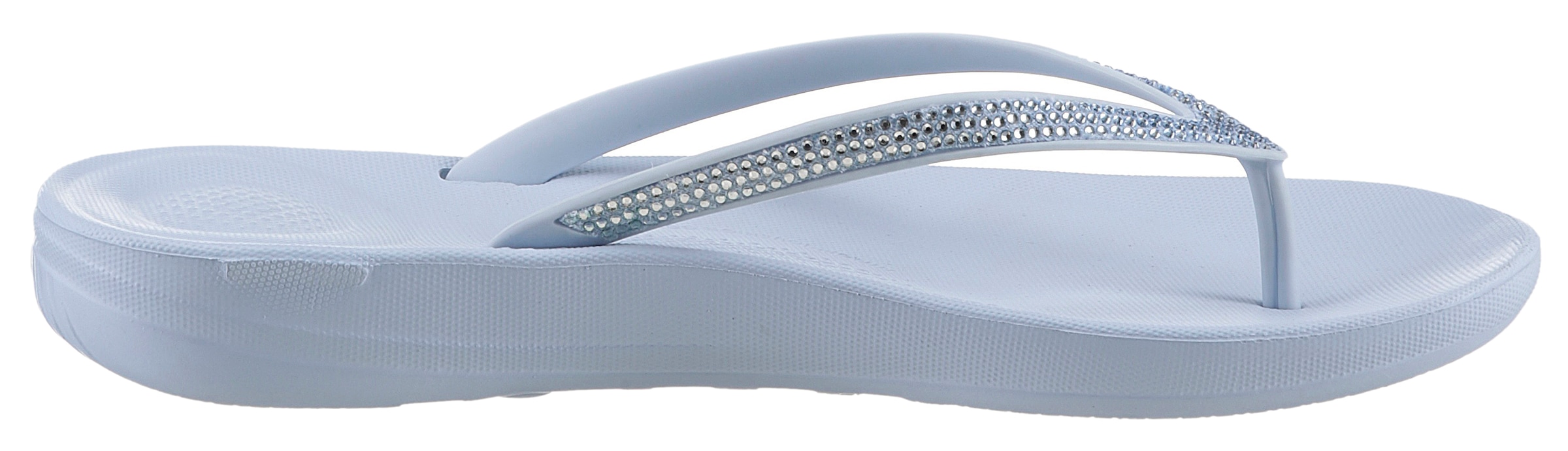 Fitflop Zehentrenner »IQUSHION OMBRE SPARKLE«, Sommerschuh, Schlappen, Poolsildes mit weichem Zehensteg