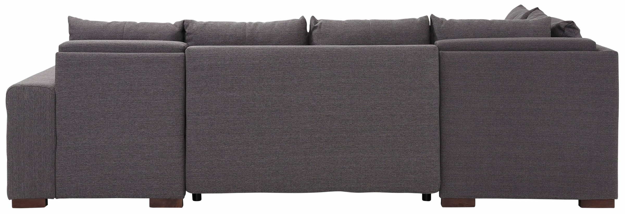 Home affaire Wohnlandschaft »Viborg U-Form«, mit Regal in der Armlehne, wahlweise mit Bettfunktion