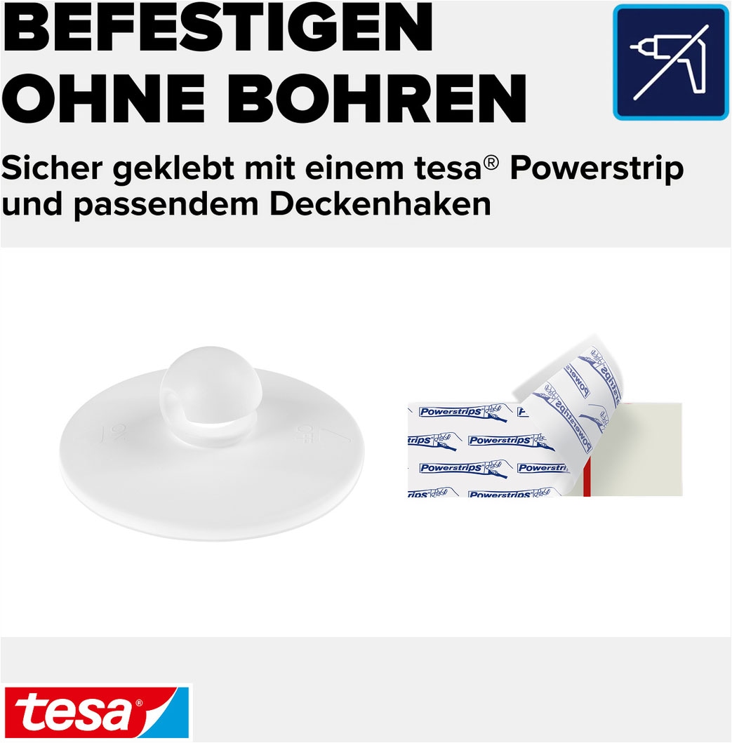 tesa Insektenschutz-Vorhang »Moskito Bettnetz Premium - für Doppelbetten« Packung, Fliegennetz, 1 Stk. tlg. INSECT STOP - 125 cm x 250 cm - Weiß (leichter Sichtschutz)