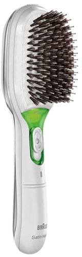 Elektrohaarbürste Hair Bürste Jahren Garantie Technologie 7 und mit XXL »Satin mit Naturborsten«, IONTEC Braun 3 Ionen-Technologie