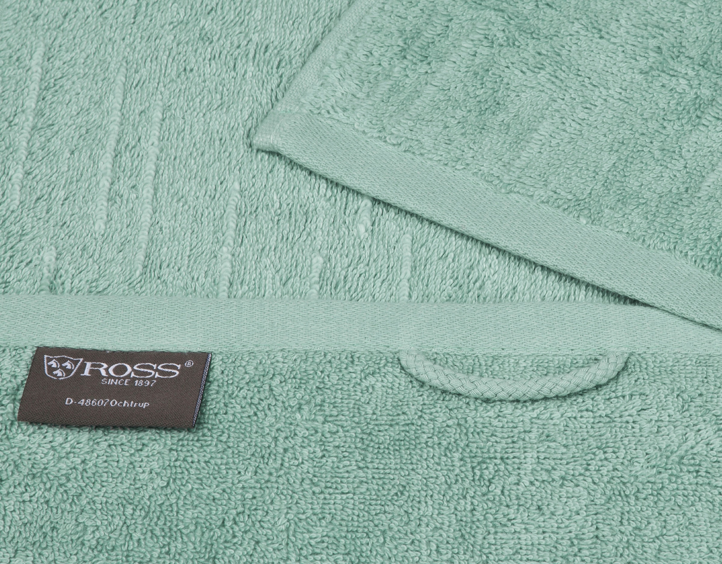 ROSS Gästehandtuch »Premium«, (6 St.), 100% Baumwolle