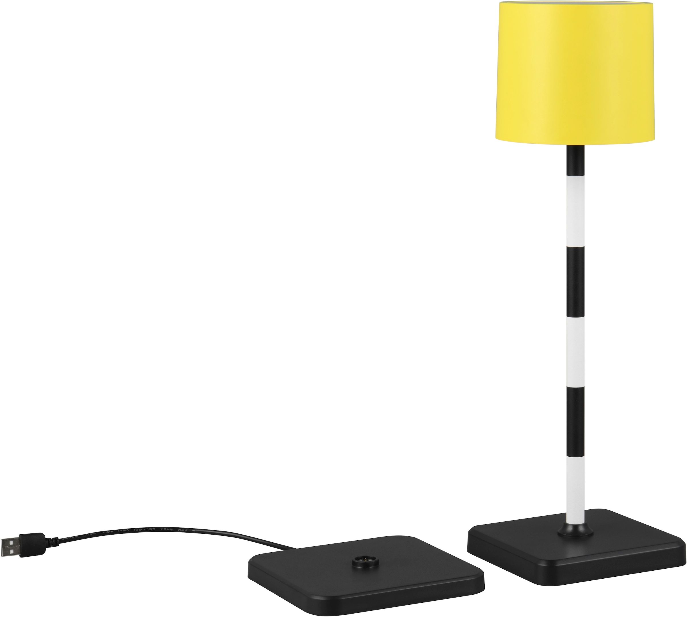 TRIO Leuchten LED Außen-Tischleuchte »Fernandez«, 1 flammig, Leuchtmittel LED-Board | LED fest integriert, Garten Akku Tischlampe USB Ladestation dimmbar Lichtfarbe einstellbar