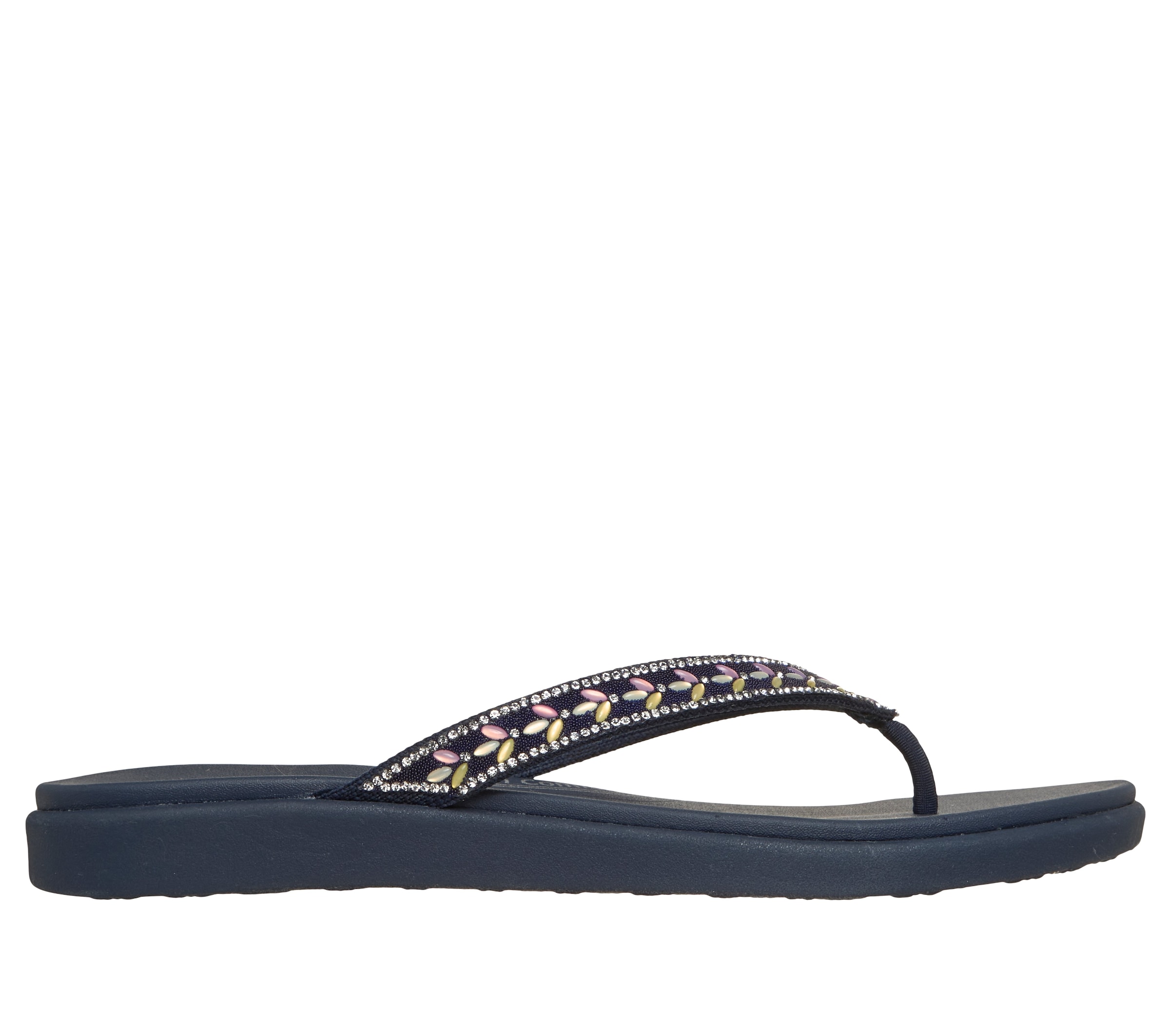 Skechers Zehentrenner »MEDITATION LUXE-«  Strandschuh, Sommerschuh, Badeschuh mit Glitzersteinchen
