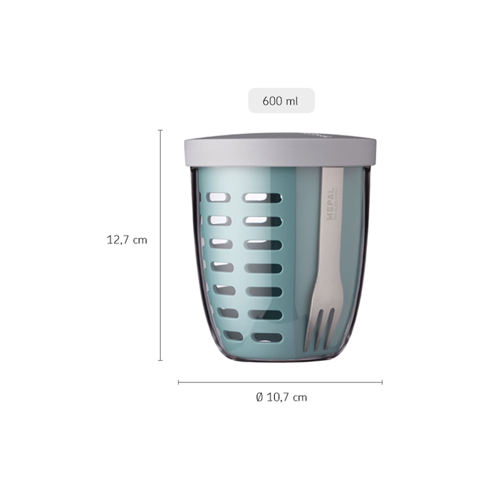 Mepal Lunchbox »Fruitpot Ellipse 600 ml«, (1 tlg.)