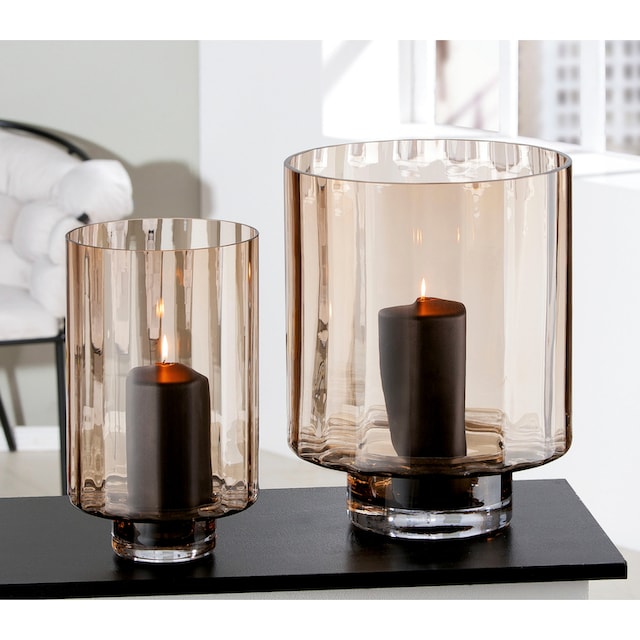 GILDE Windlicht »Novus«, (1 St.), Kerzenhalter aus Glas online kaufen | mit  3 Jahren XXL Garantie