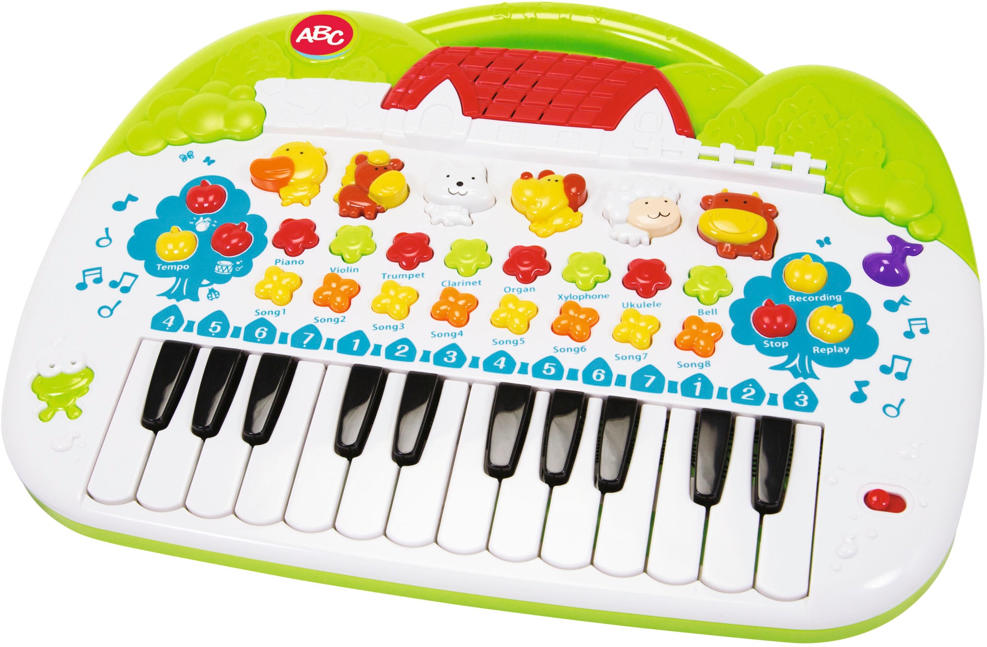 SIMBA Lernspielzeug »ABC Tier-Keyboard«, mit Licht und Sound