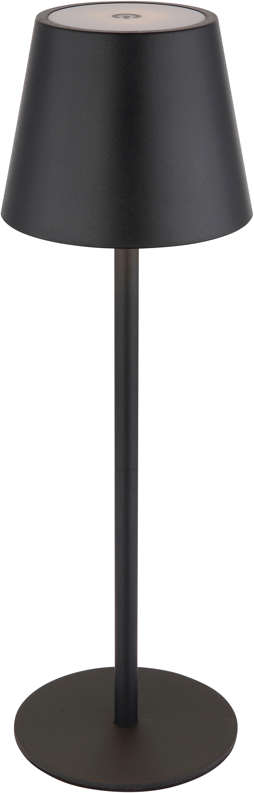 OTTO home LED Tischleuchte »Alennia Akkuleuchte inkl. Flaschenaufsatz« LED-Modul 1 Stk. warmweiß - kaltweiß stufenloser Touchdimmer, Farben fixierbar, USB-C, Akkulampe, CCT