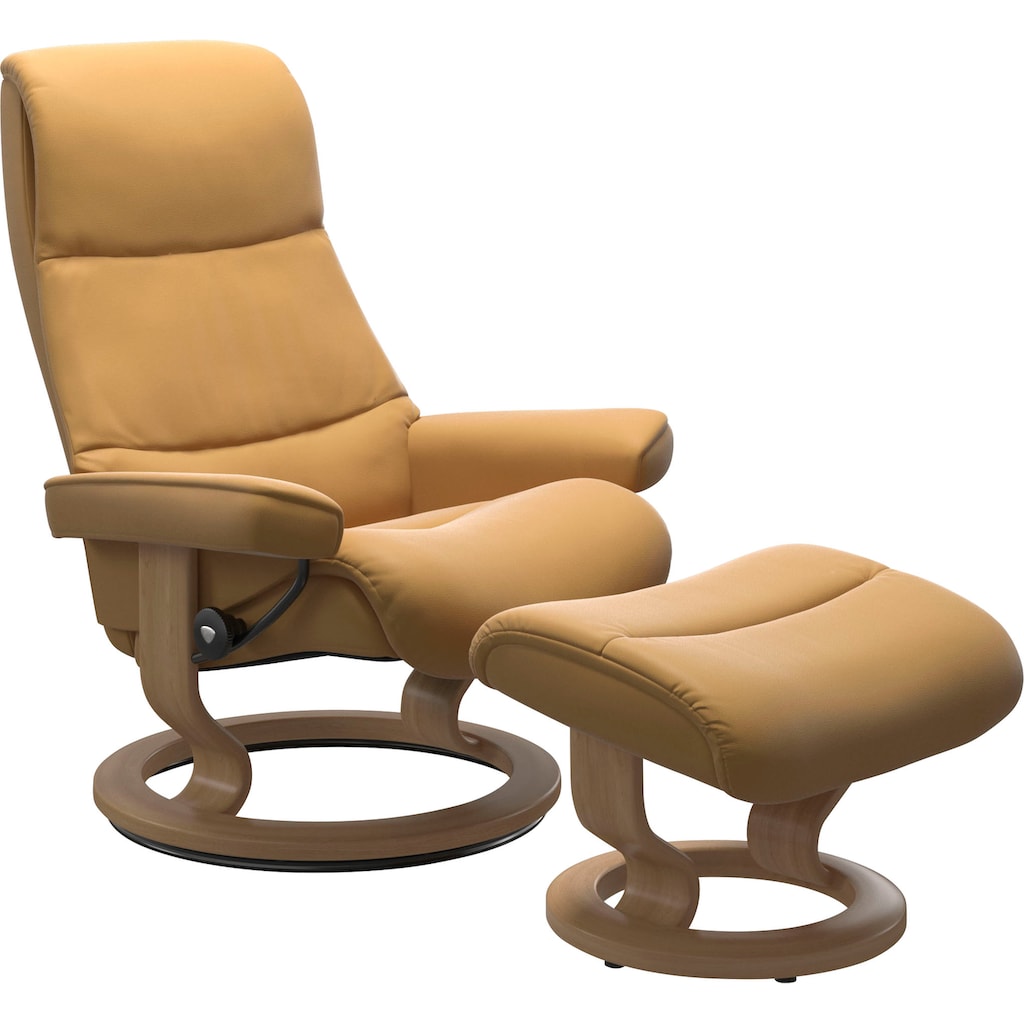 Stressless® Relaxsessel »View«, (Set, Relaxsessel mit Hocker)