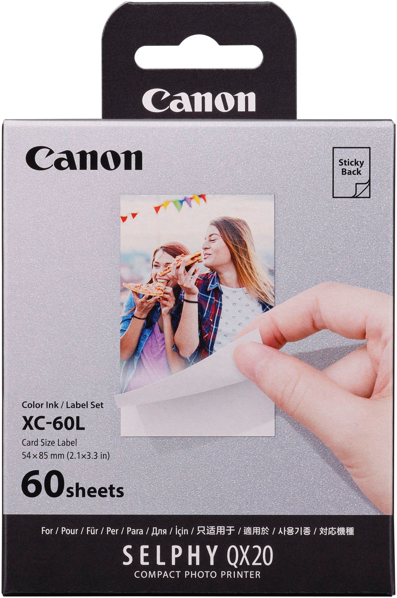 Canon Fotopapier »XC-60L«, 5,4 x 8,5 cm (2,1 x 3,3 Zoll)