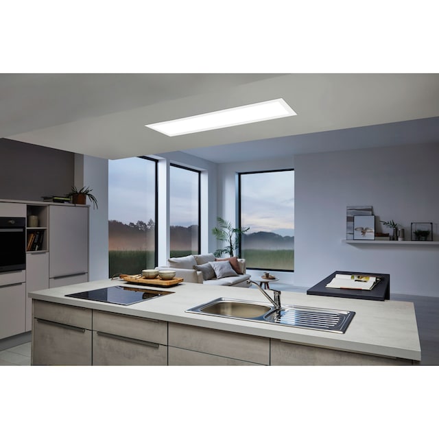 EGLO LED Rasterleuchte »SALOBRENA-C«, 1 flammig-flammig, Panel, Smart Home  Deckenlampe, Weiß, 120x30 cm, dimmbar online kaufen | mit 3 Jahren XXL  Garantie