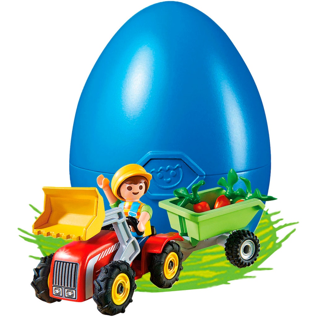 Playmobil® Konstruktions-Spielset »Junge mit Kindertraktor (4943), Playmobil«