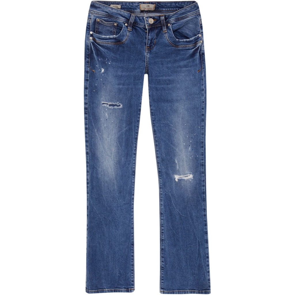 LTB Bootcut-Jeans »VALERIE«, (1 tlg.), mit langem, ausgestellten Beinverlauf und niedriger Leibhöhe mit Stretch-Anteil