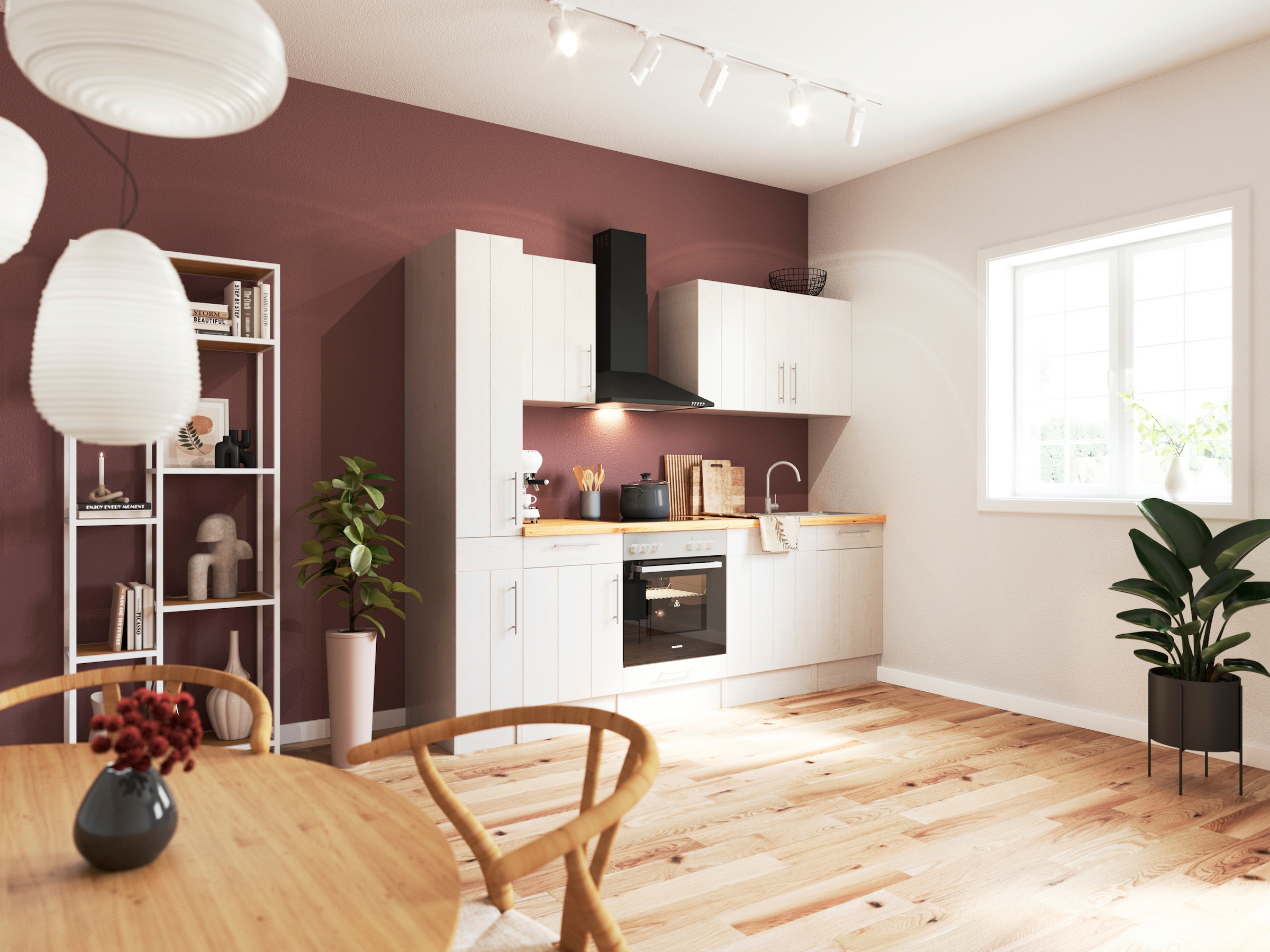 RESPEKTA Küchenzeile »Anton« Breite 250 cm, mit Soft-Close, in exklusiver Konfiguration für OTTO