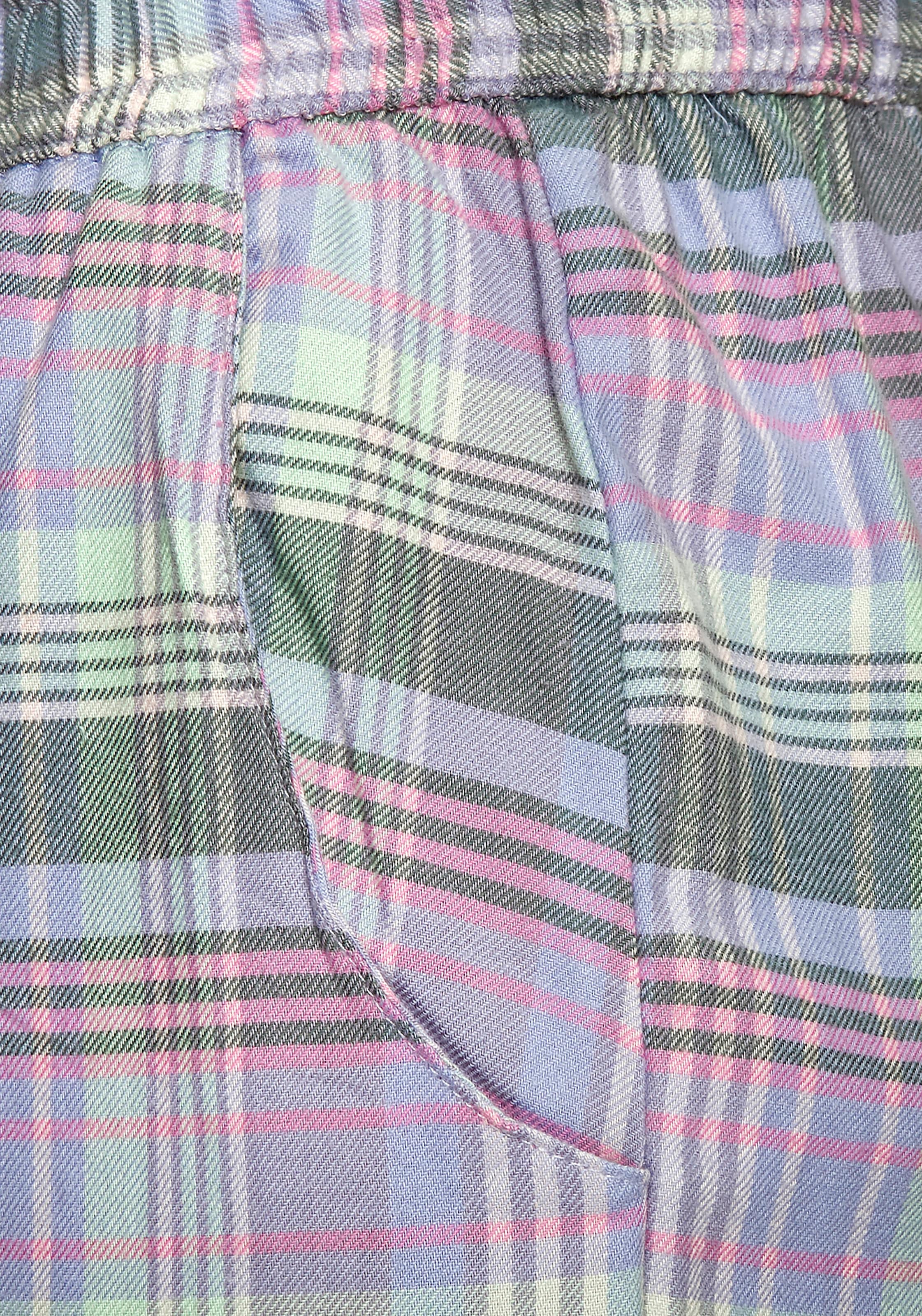 Vivance Dreams Pyjama 2-teilig, 2 aus kuschelig weichem Flanell