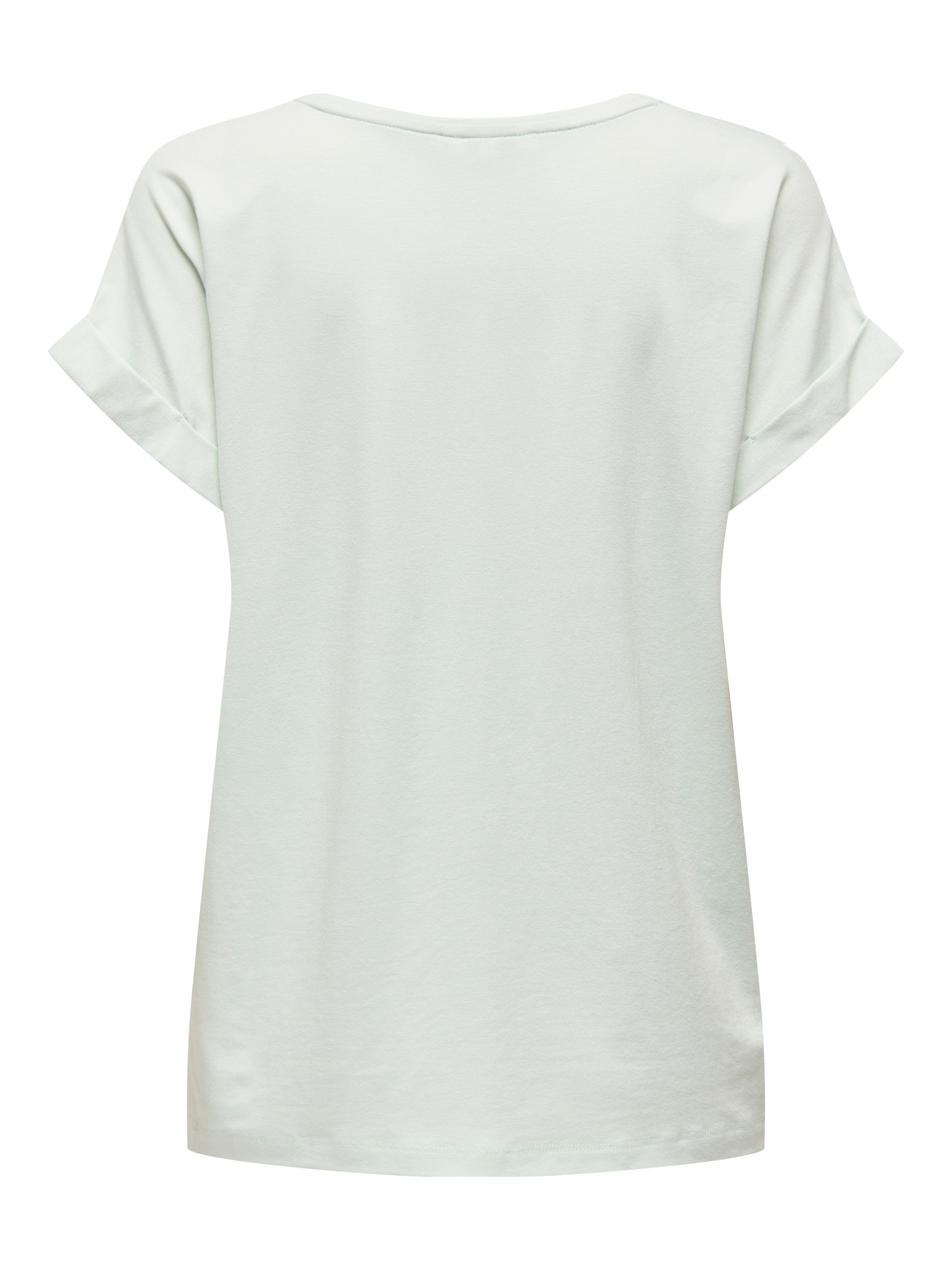 ONLY T-Shirt »ONLMOSTER – Kurzarmshirt mit Aufschlag und klassischem Look« unifarben, casual, regular fit, Viskosemischung, Rundhals