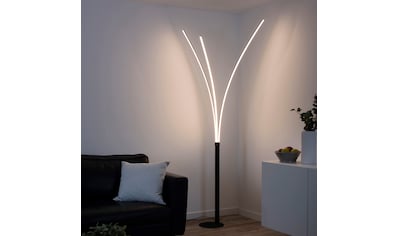 Stehlampe »MAJA«, 3 flammig-flammig, LED, Schalter, Kippschalter