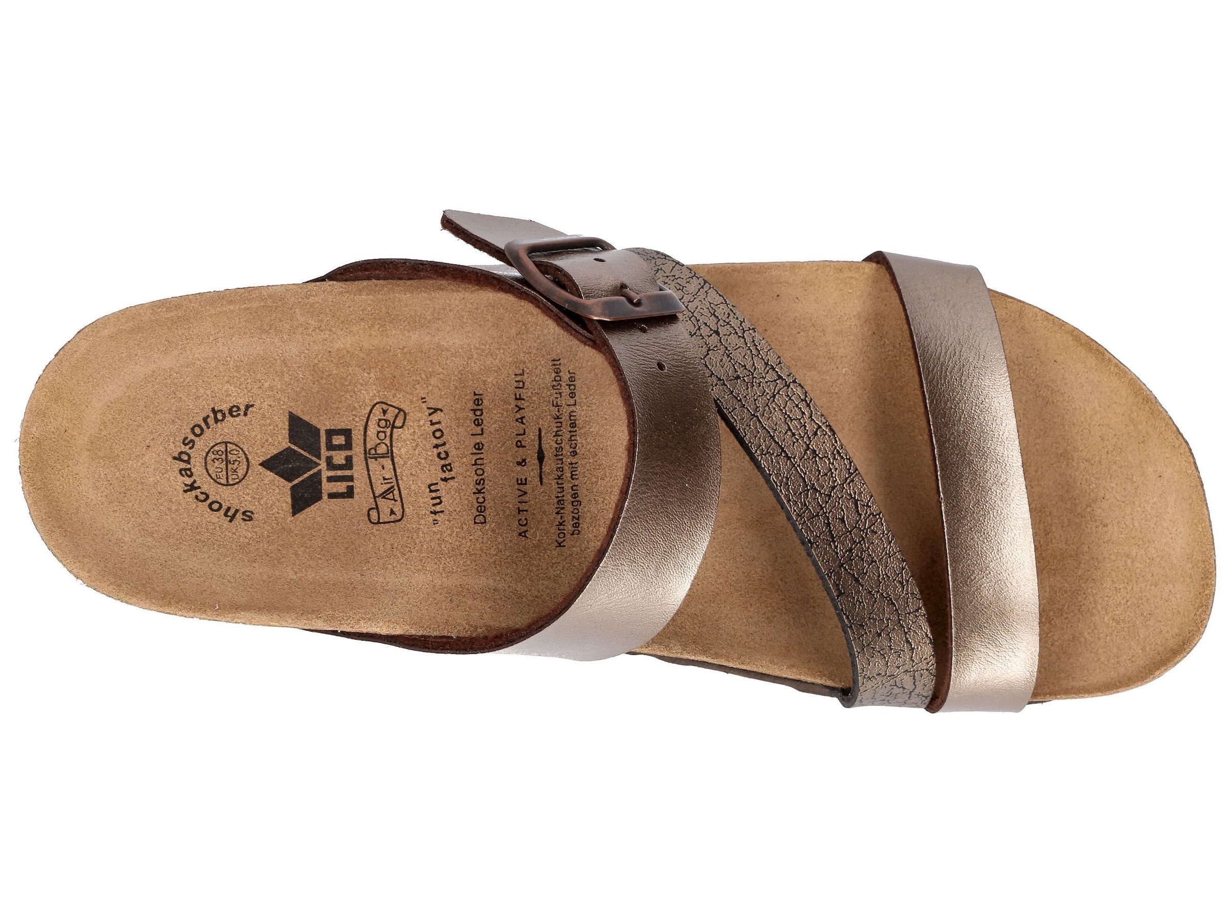 Lico Pantolette »Natural Glitter«