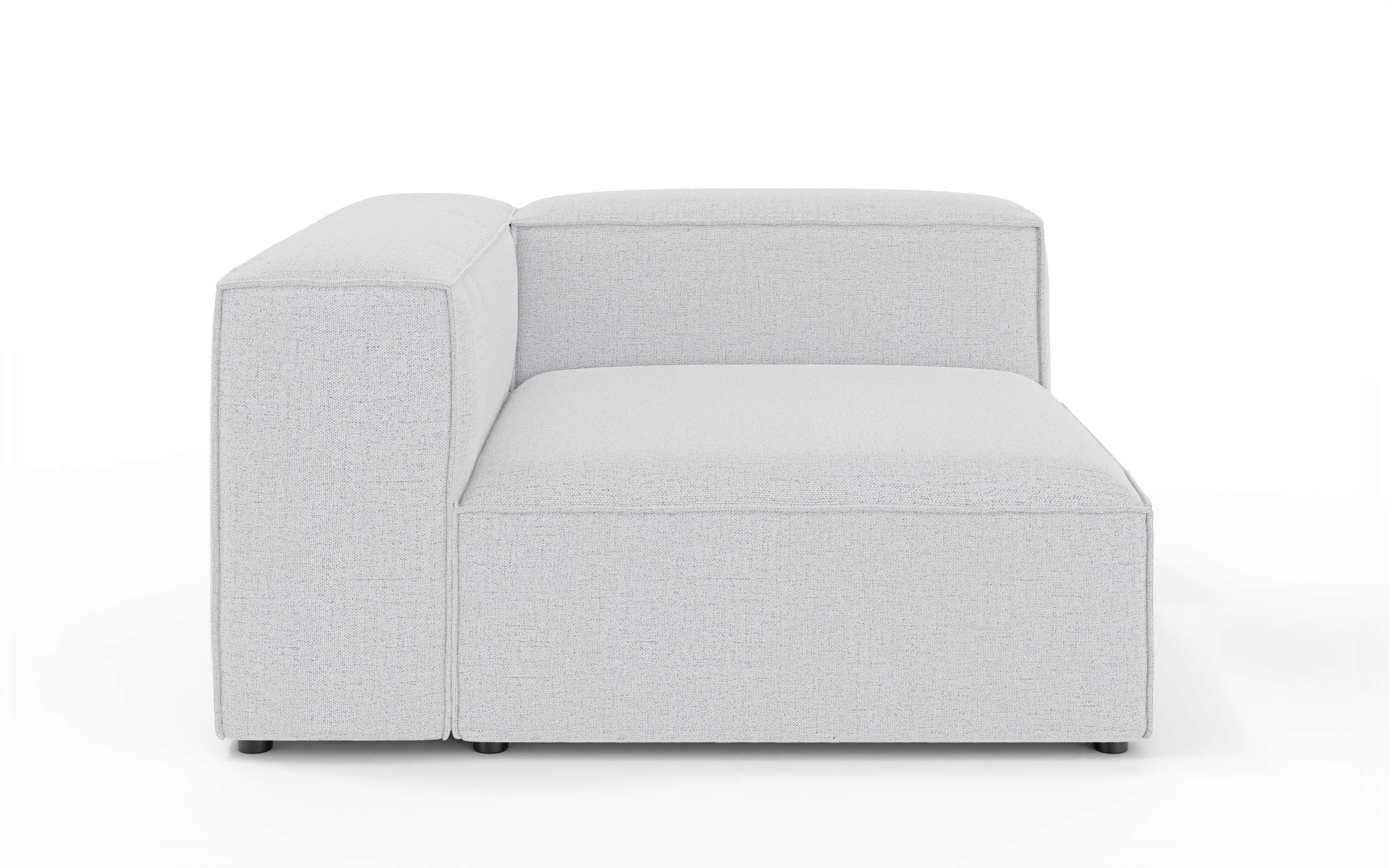 INOSIGN Ottomane »HAILY links/rechts bestellbar, Loungemöbel, Maße B/T/H: 130/130/72 cm«, als Modul oder separat verwendbar, für individuelle Zusammenstellung