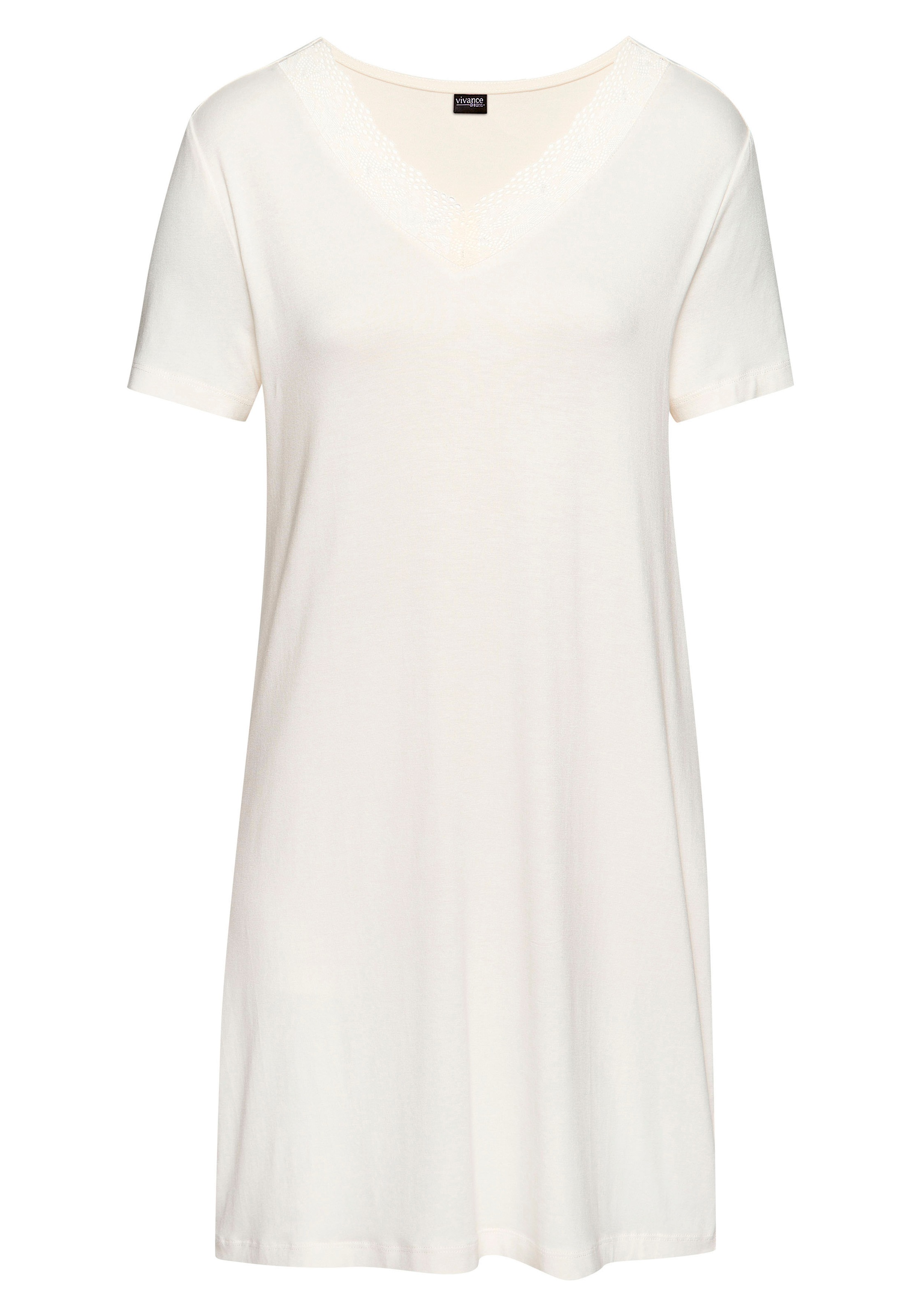 Vivance Dreams Nachthemd mit Spitzenkante