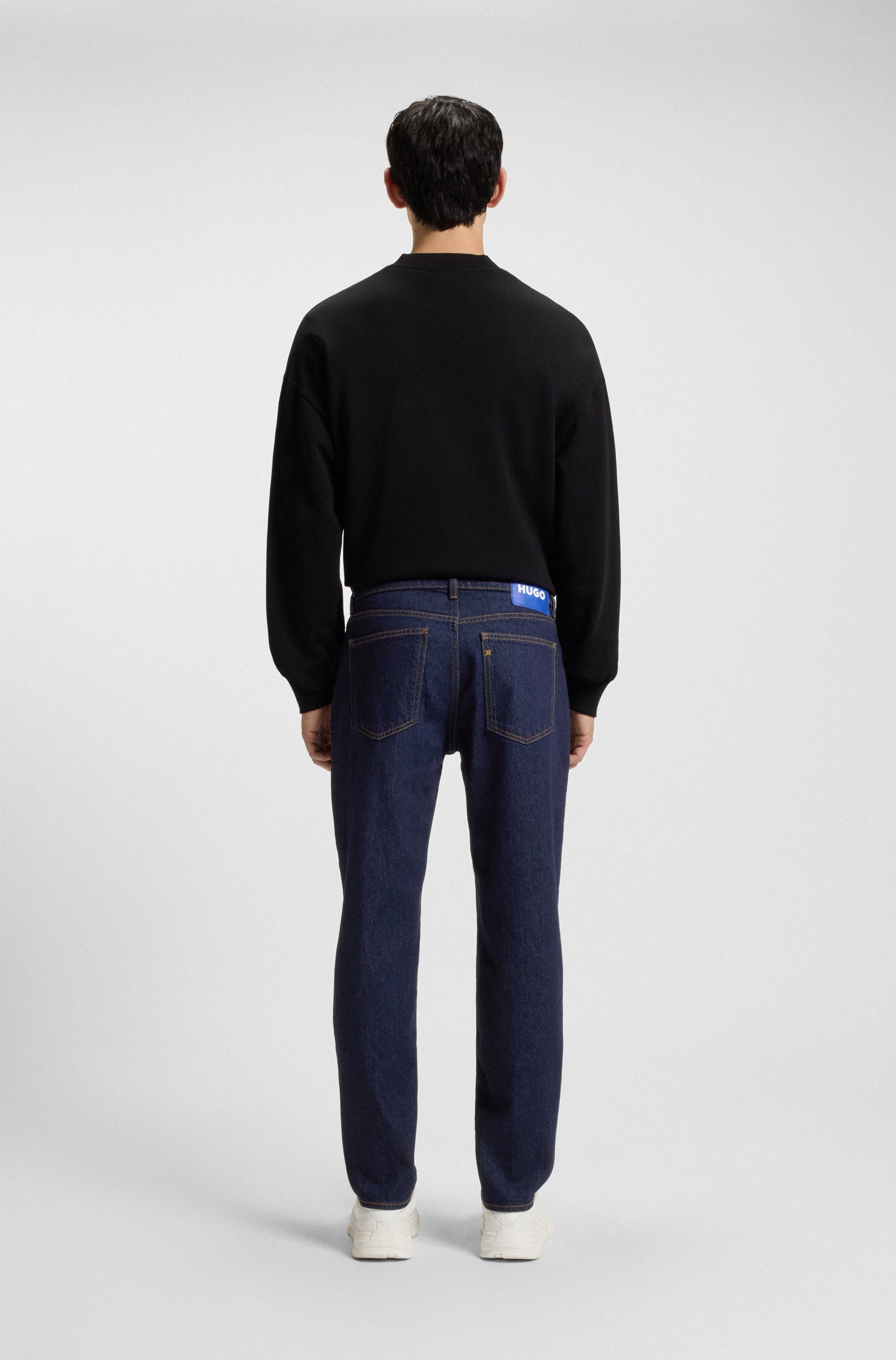 HUGO Tapered-fit-Jeans »Brody« mit Stone-washed-Finish