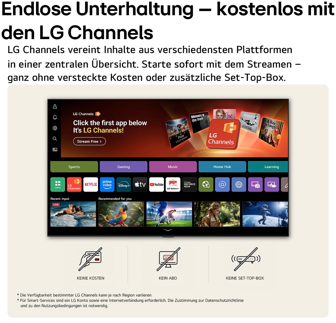 LG LED-Fernseher »65NU850B6LA« 164 cm/65 ″ Smart-TV