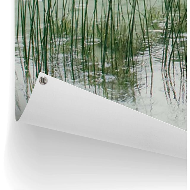 Reinders! Poster »Steg am Ufer«, leichtes und wasserfestes Gartenposter für  den Außeneinsatz auf Raten bestellen