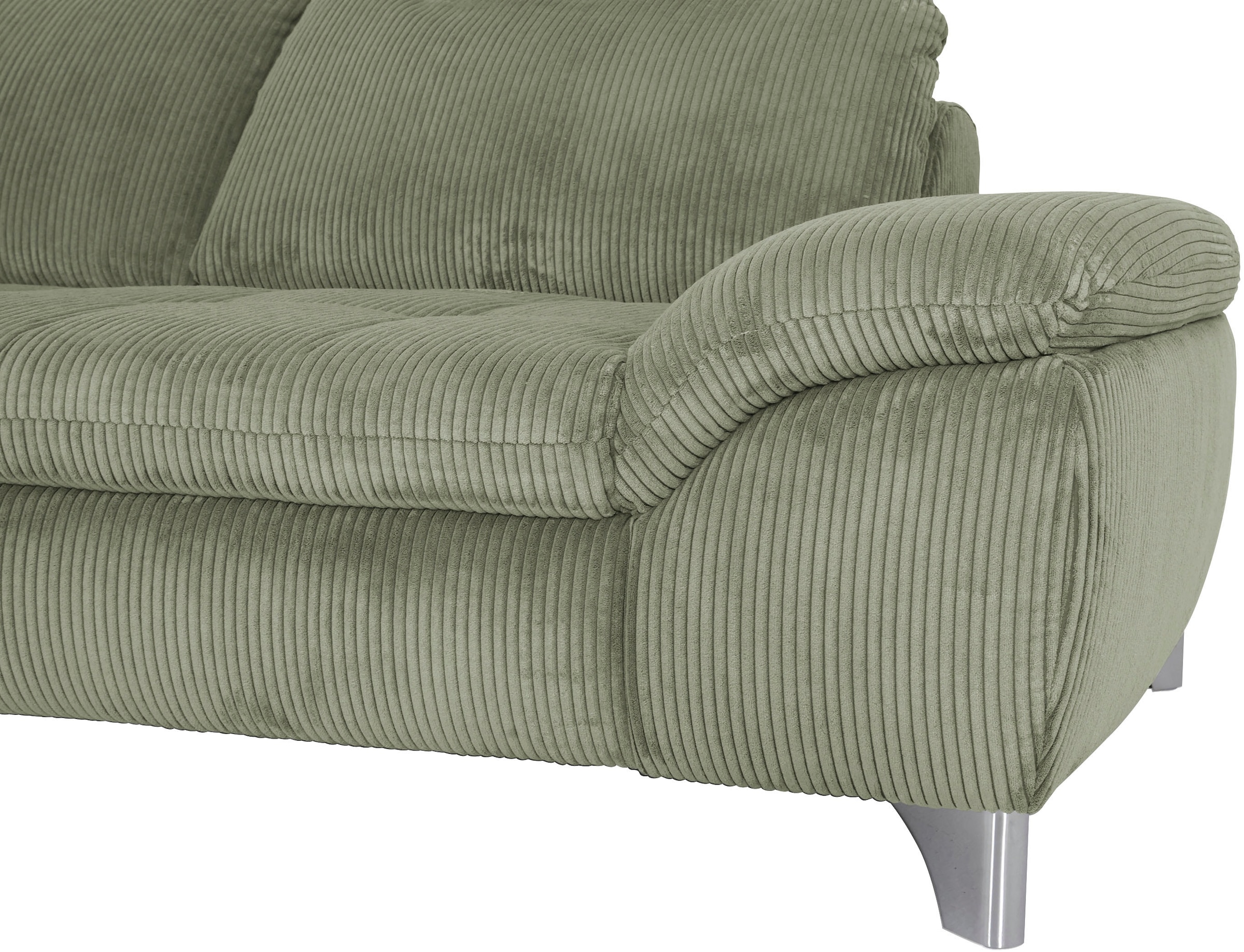 Die PlanBar Ecksofa »MP-IN14007, Breite 318 cm« wahlweise mit Bettfunktion und verstellbaren Kopfstützen