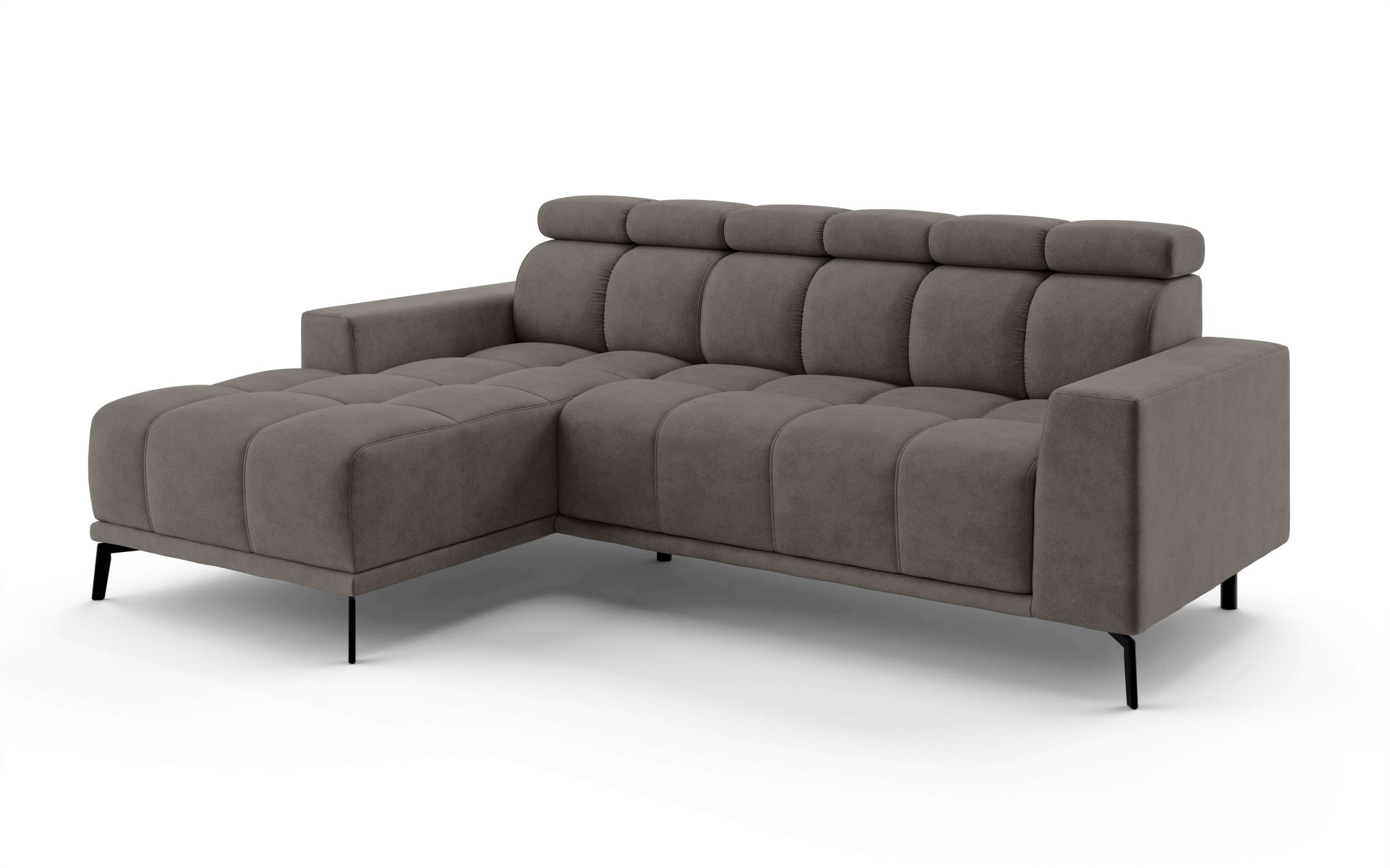 INOSIGN Ecksofa »CAZIE, Designsofa, L-Form, trendige Bubble-Optik,«, L-Form mit Wellenunterfederung, Recamiere rechts/links bestellbar