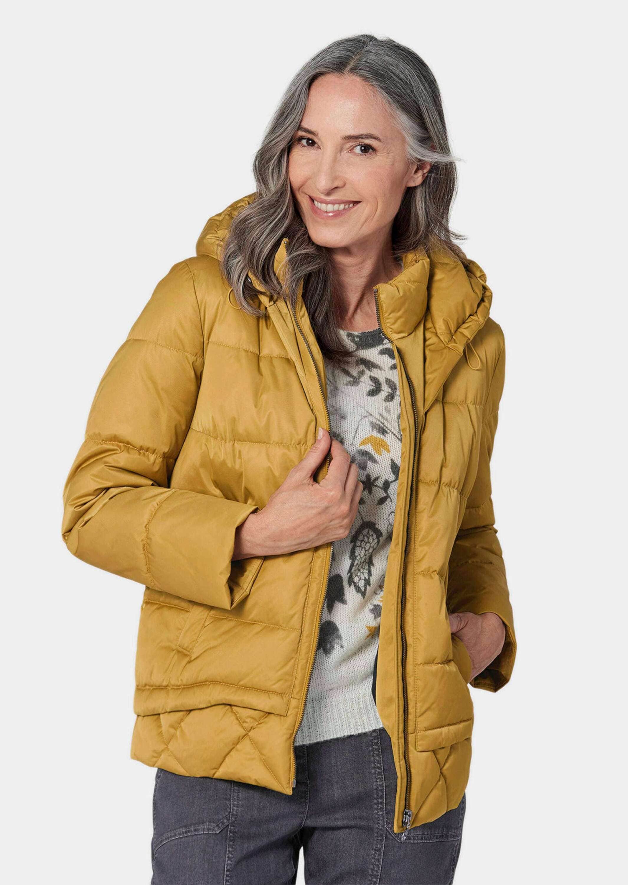 GOLDNER Kurzjacke »Steppjacke Steppjacke mit Kapuze«